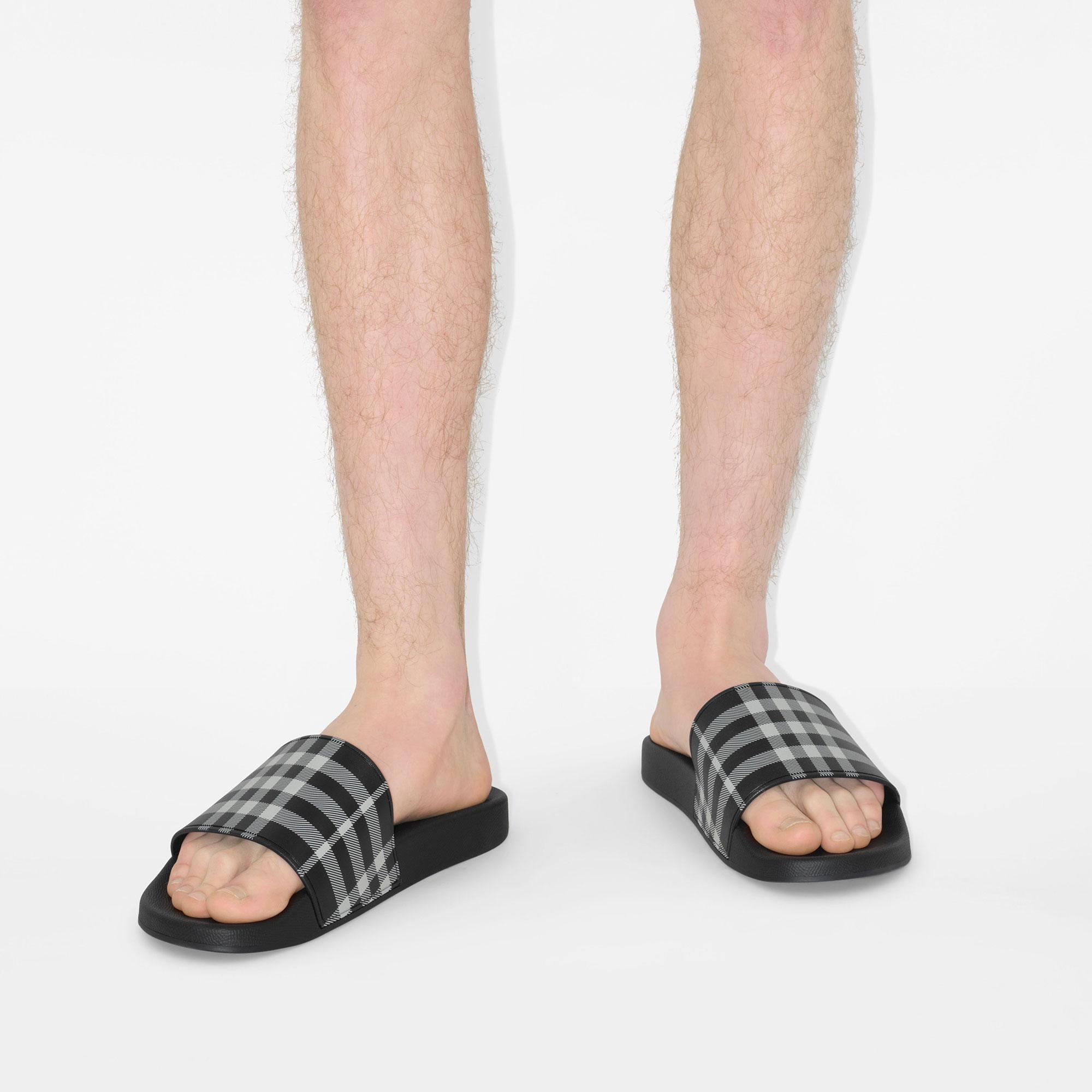 Burberry Sdl Furley Erkek Siyah Terlik