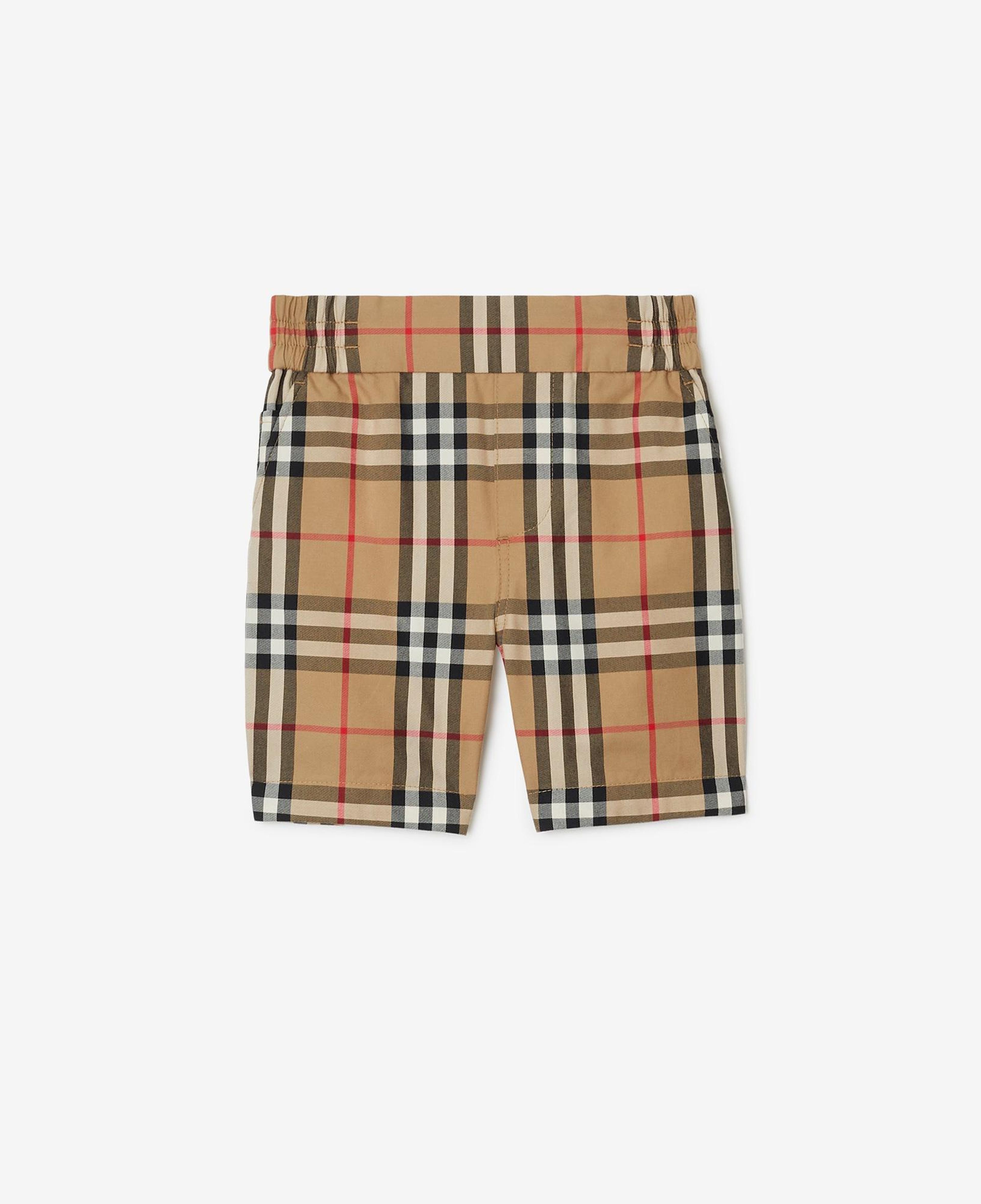 Burberry Check Pamuk Çocuk Bej Şort