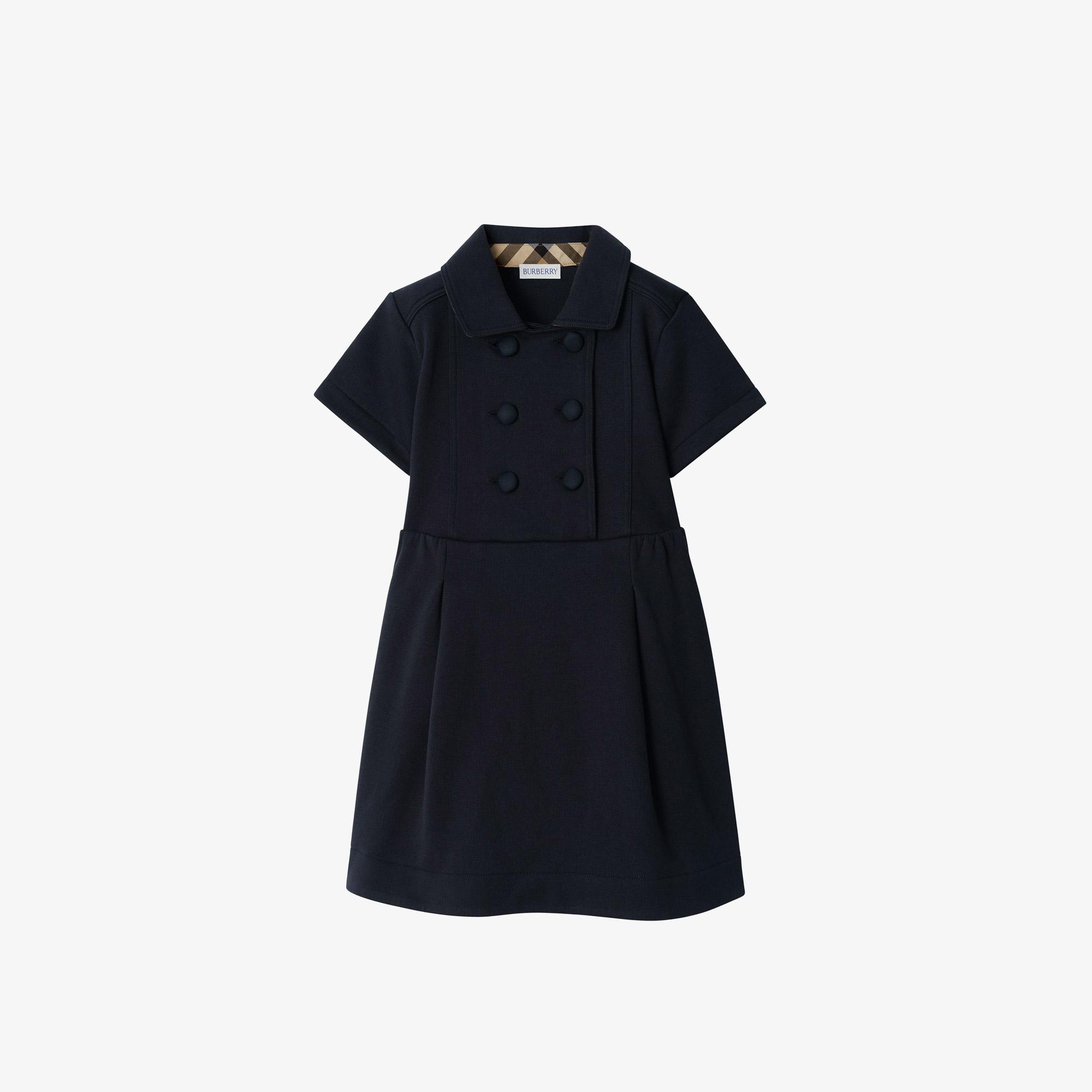 Burberry Elvıe Çocuk Lacivert Elbise