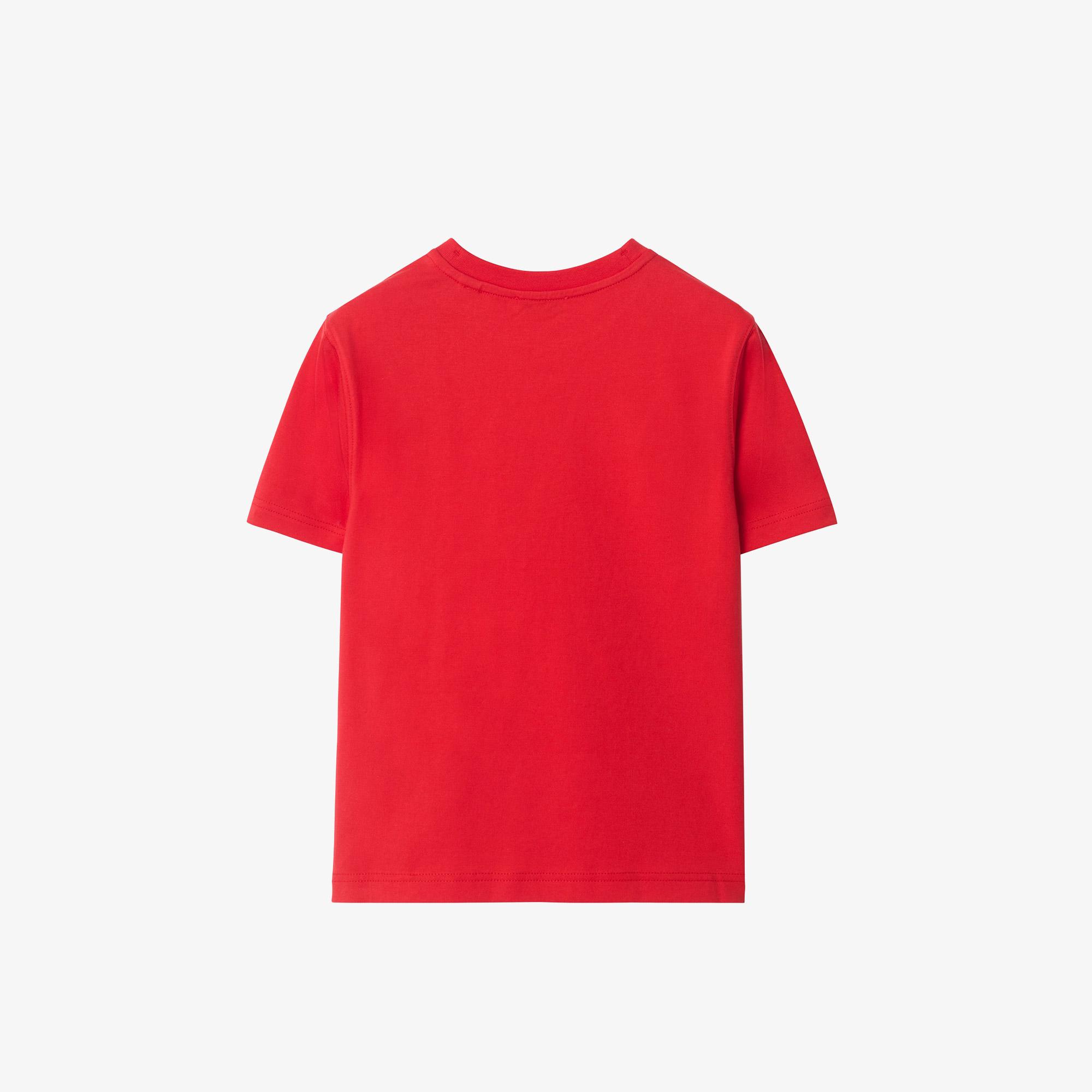 Burberry Cedar Ekd Çocuk Kırmızı T-Shirt