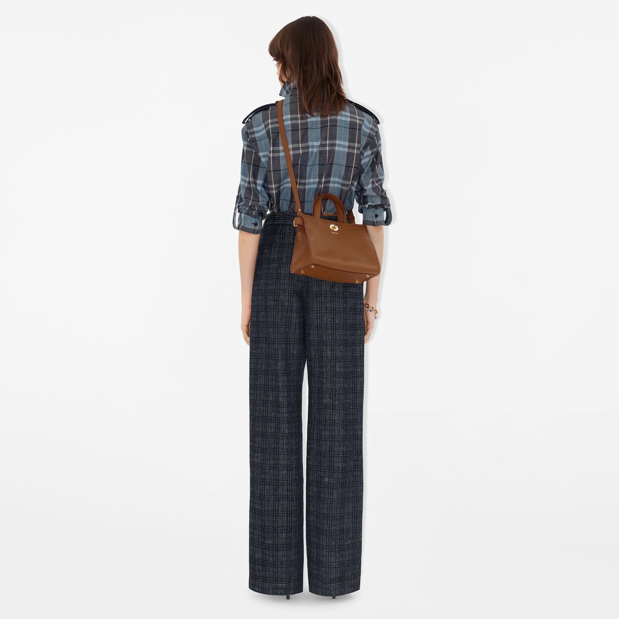 Burberry Mini Cotswolds Kadın Kahverengi Tote Çanta