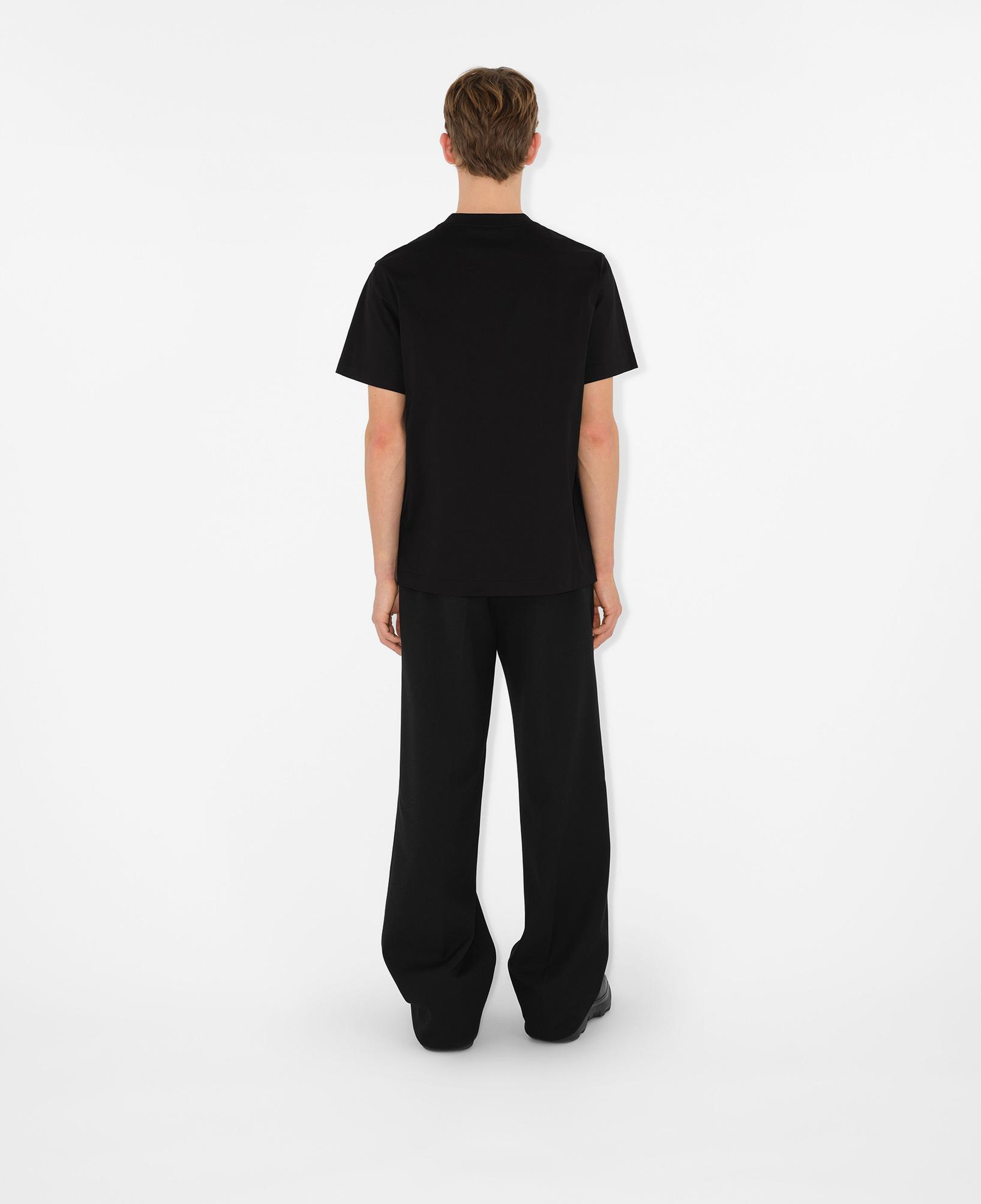 Burberry Pamuklu Erkek Siyah T-Shirt