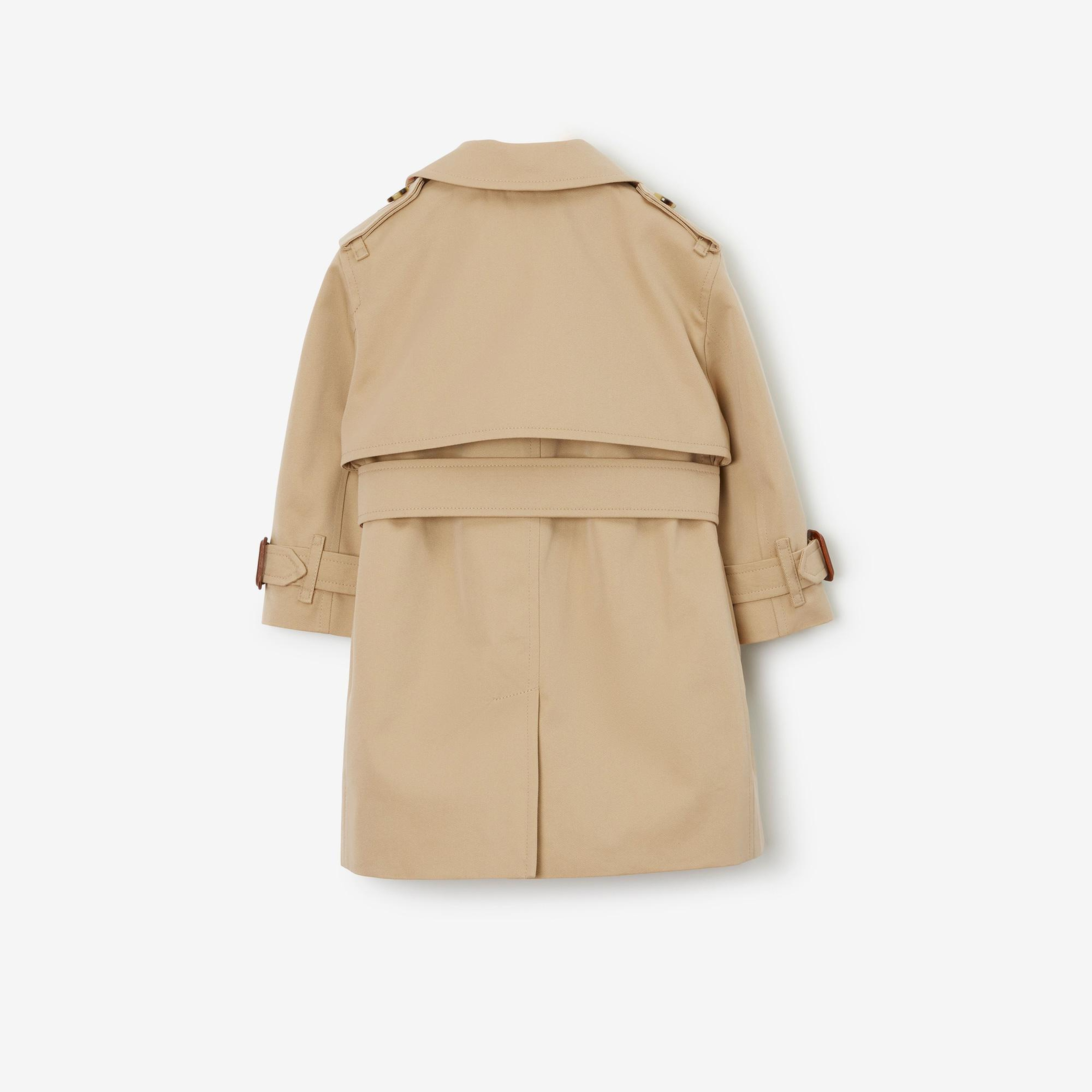 Burberry Gabardine Çocuk Bej Trençkot
