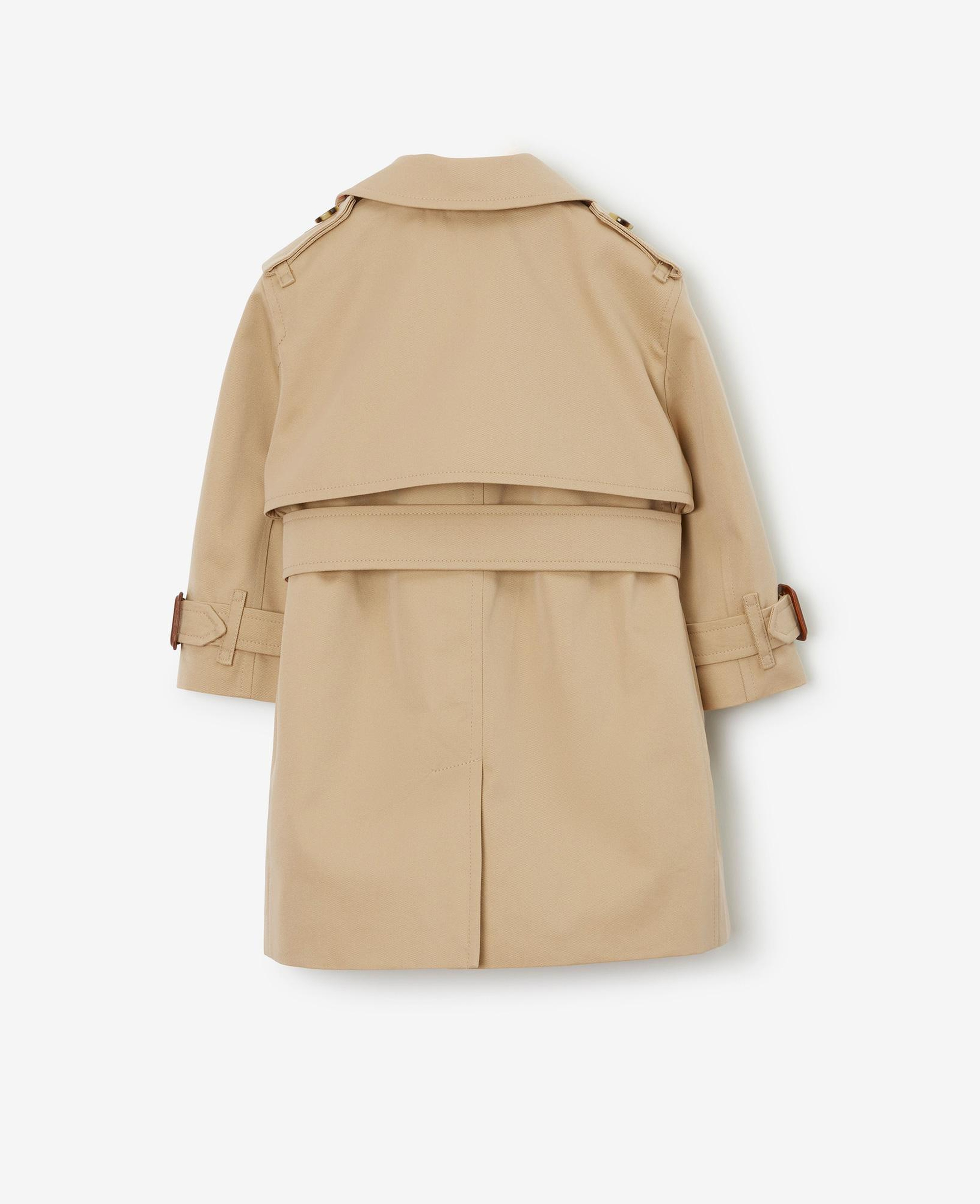 Burberry Gabardine Çocuk Bej Trençkot