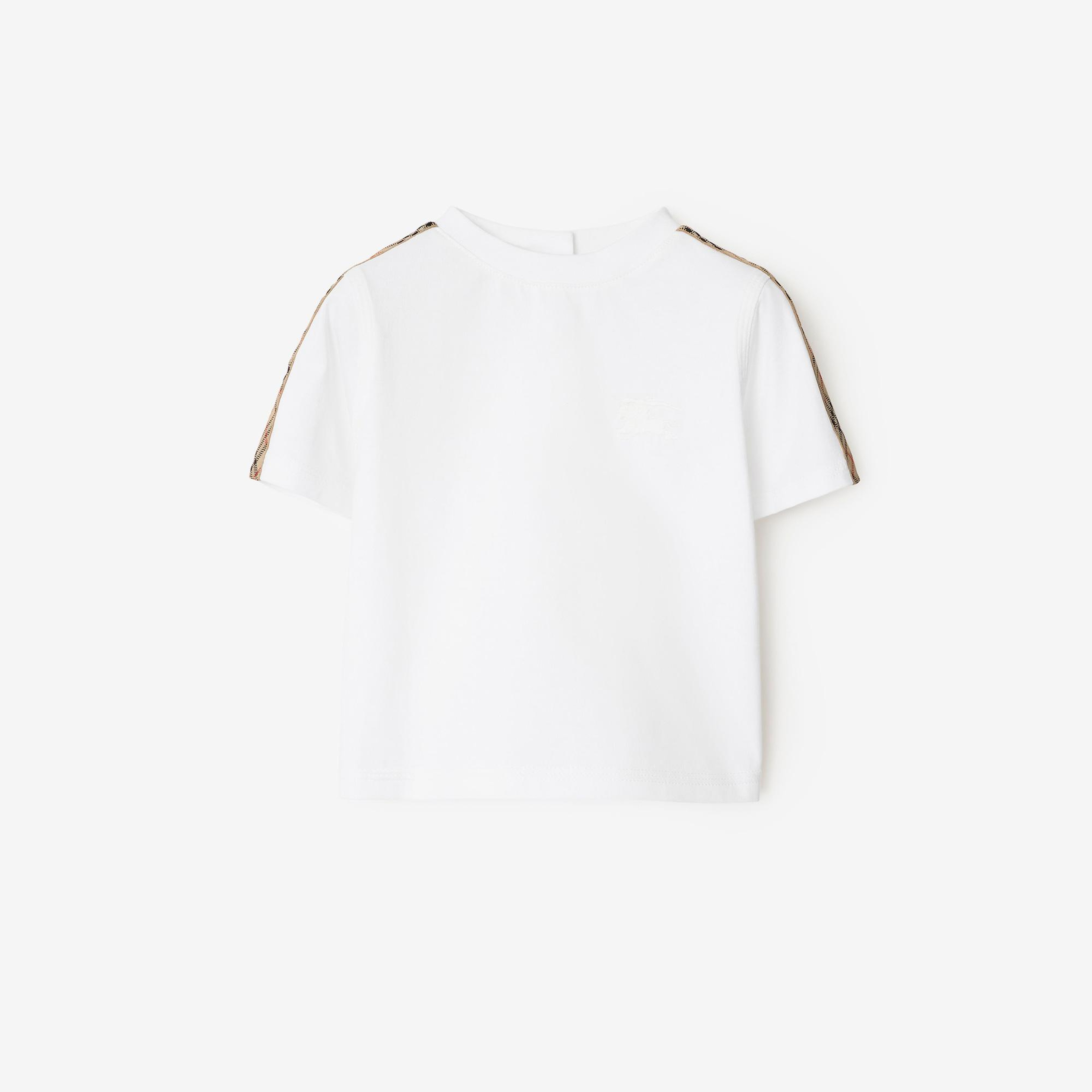 Burberry Çocuk Beyaz T-Shirt