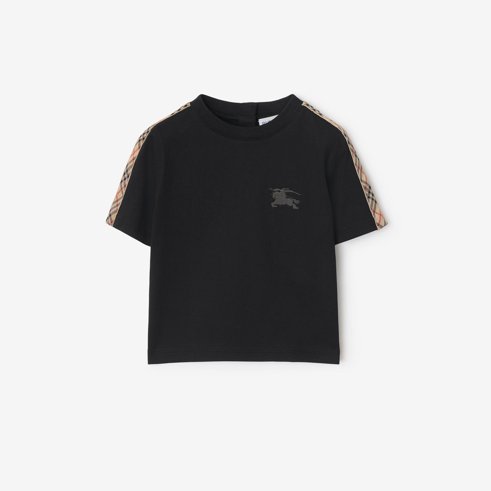 Burberry Çocuk Siyah T-Shirt