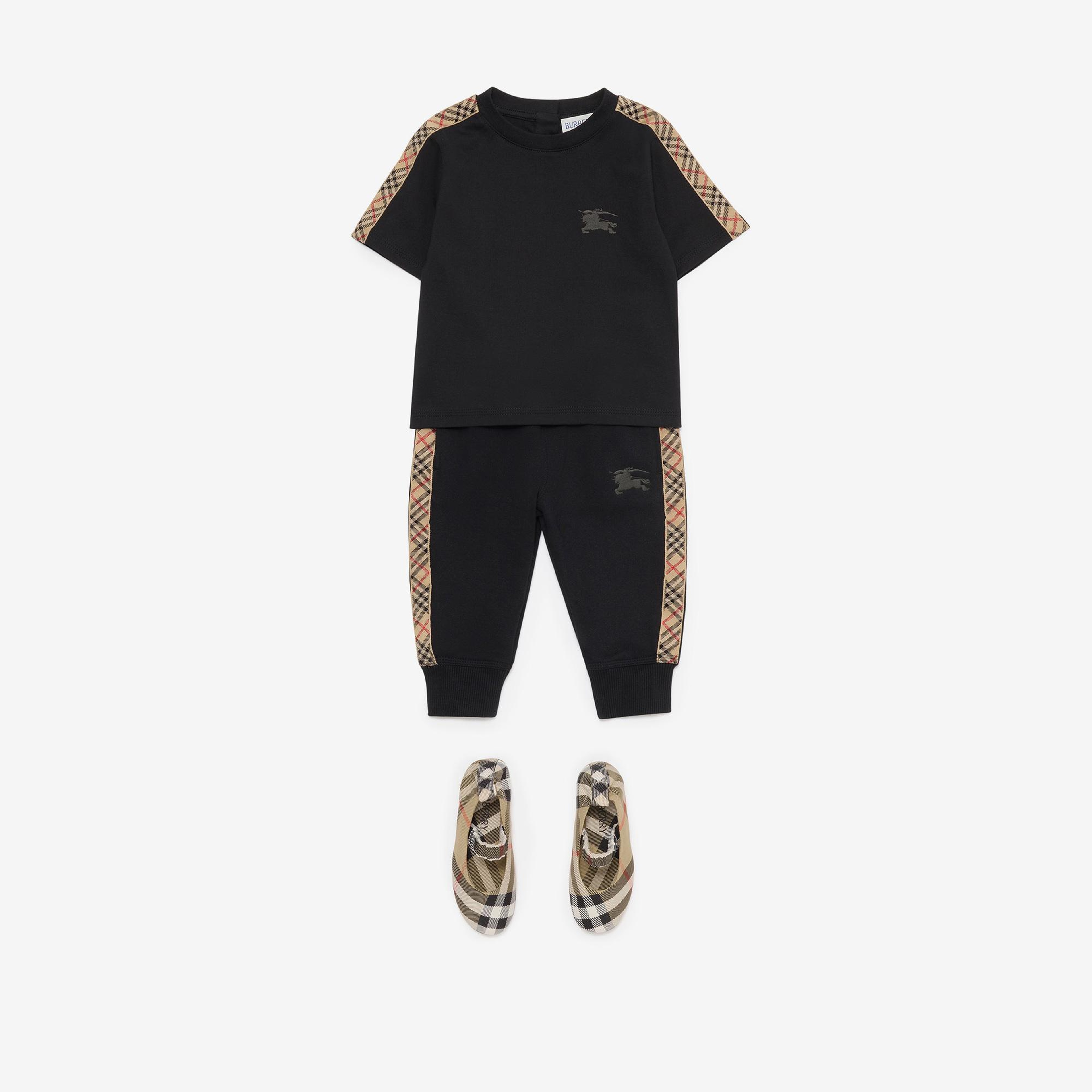 Burberry Çocuk Siyah T-Shirt