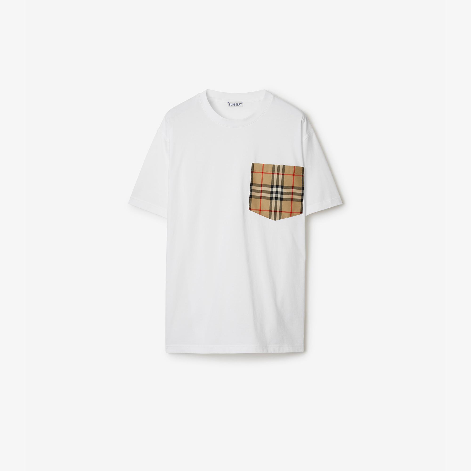 Burberry Kadın Beyaz T-Shirt