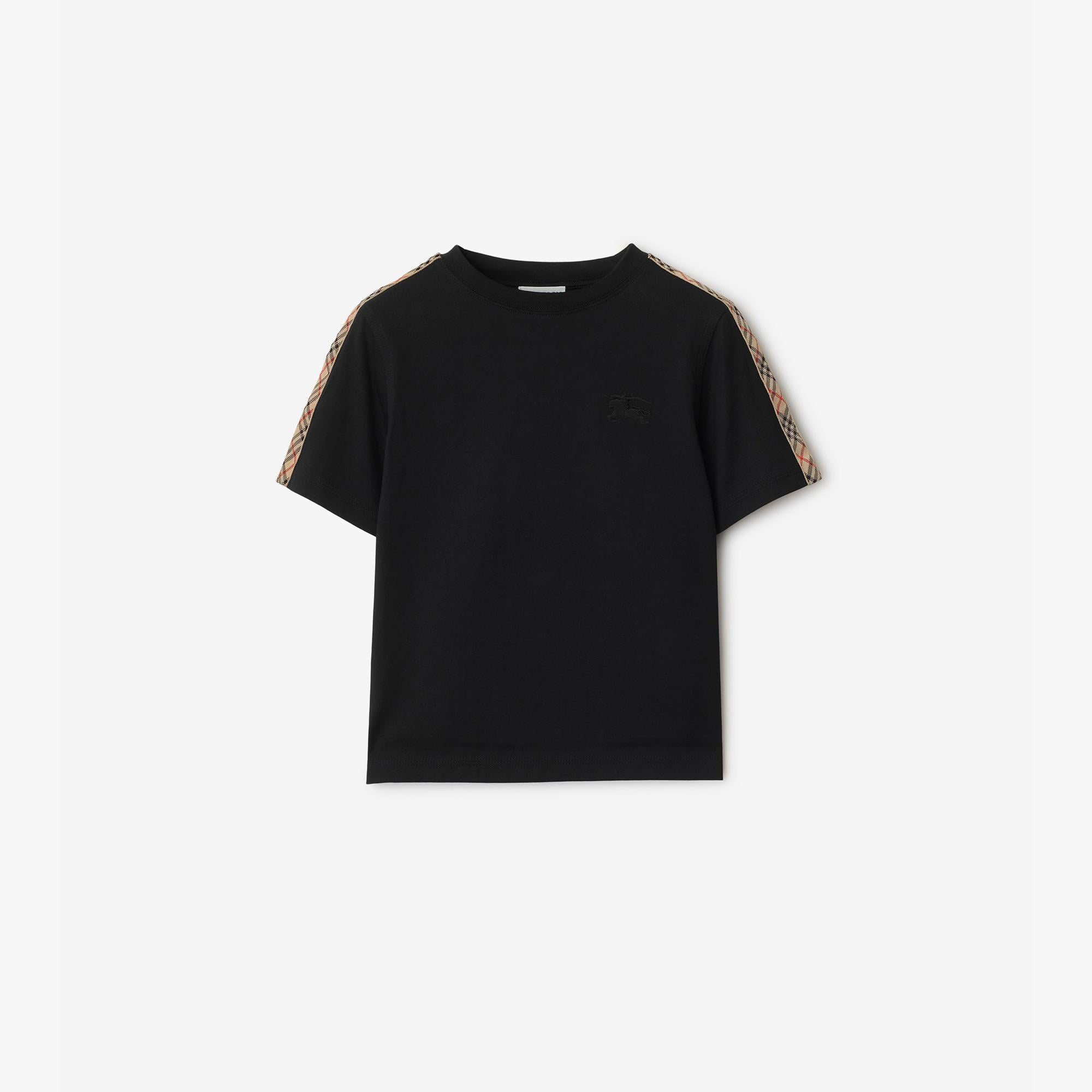 Burberry Çocuk Siyah T-Shirt