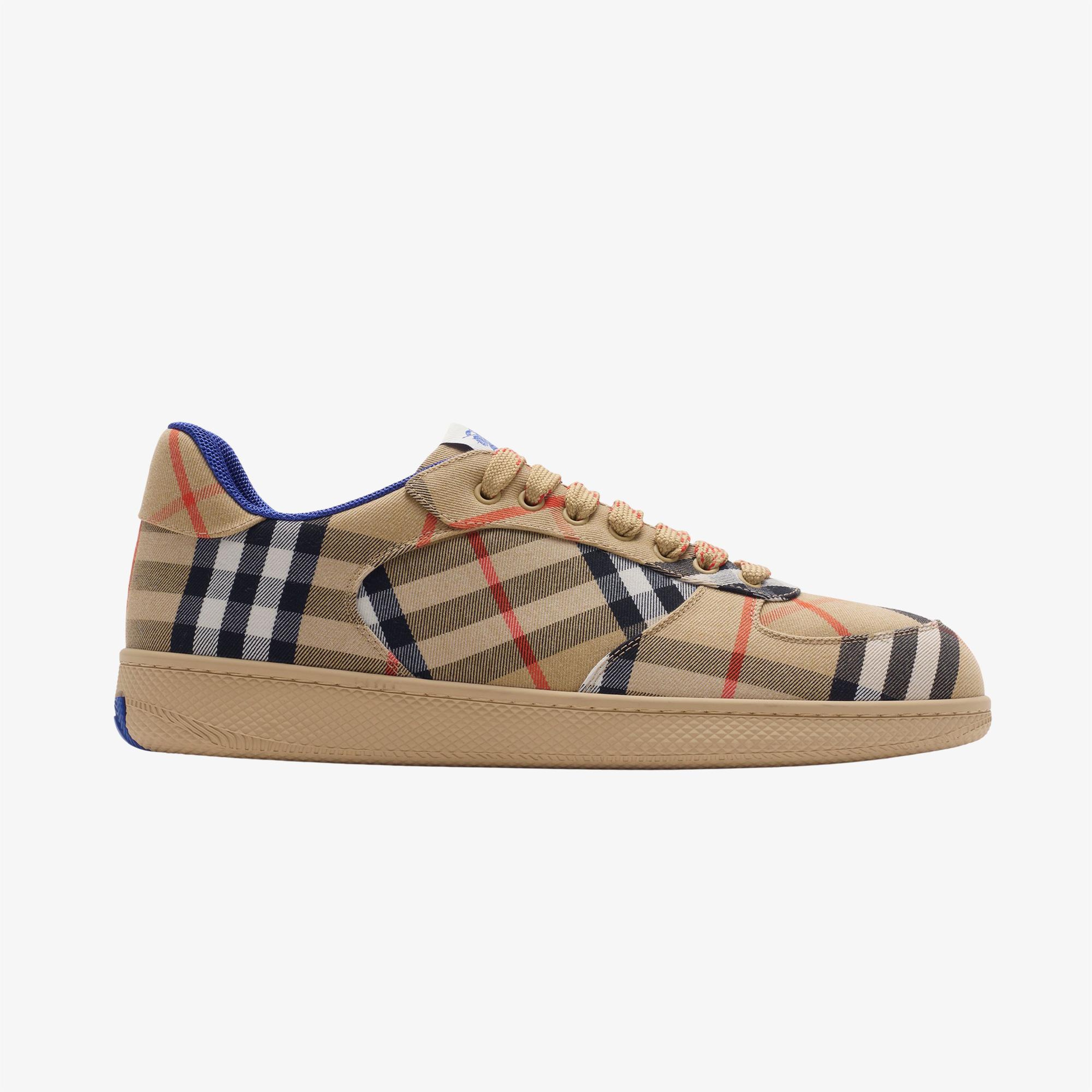 Burberry Check Terrace Erkek Bej Sneaker