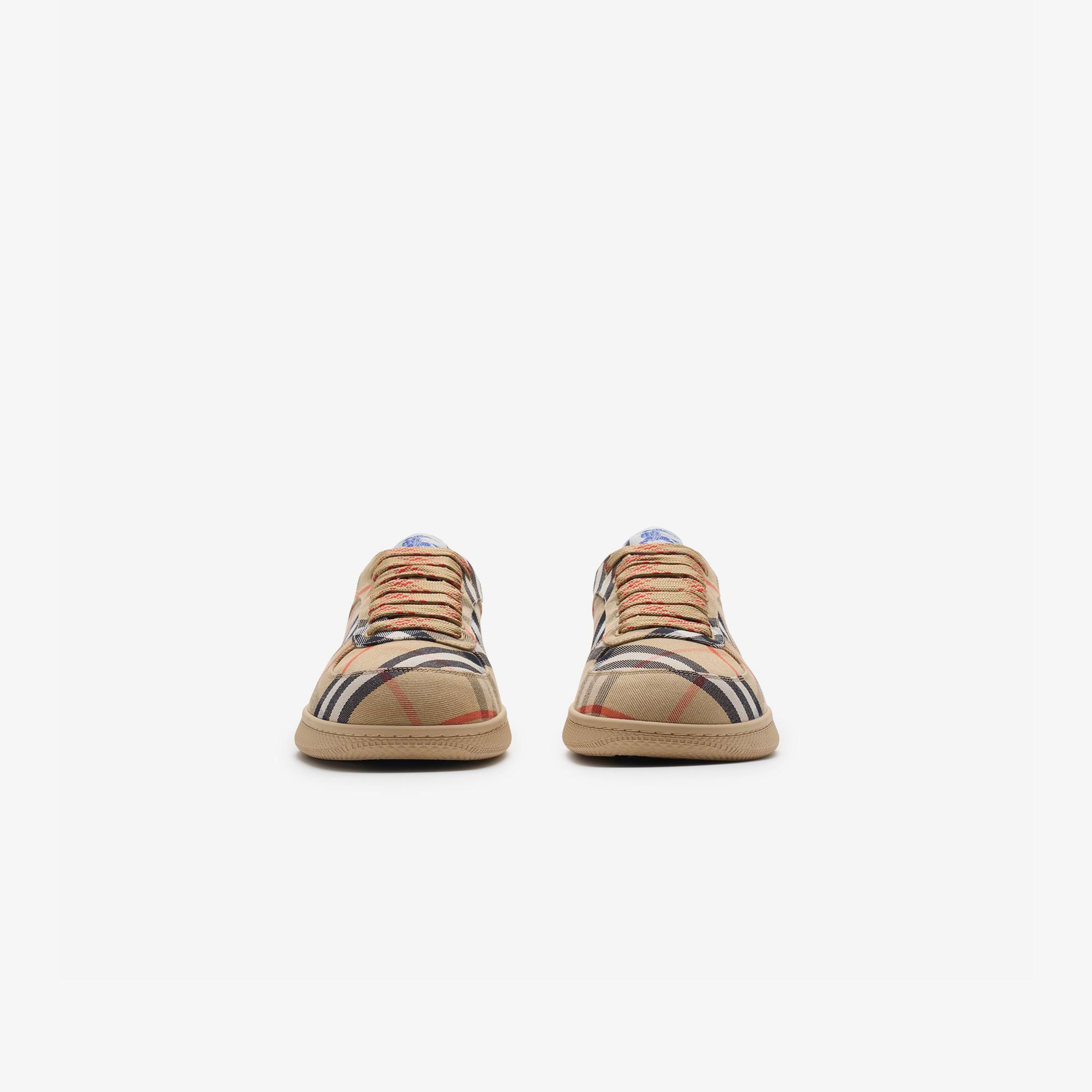 Burberry Check Terrace Erkek Bej Sneaker
