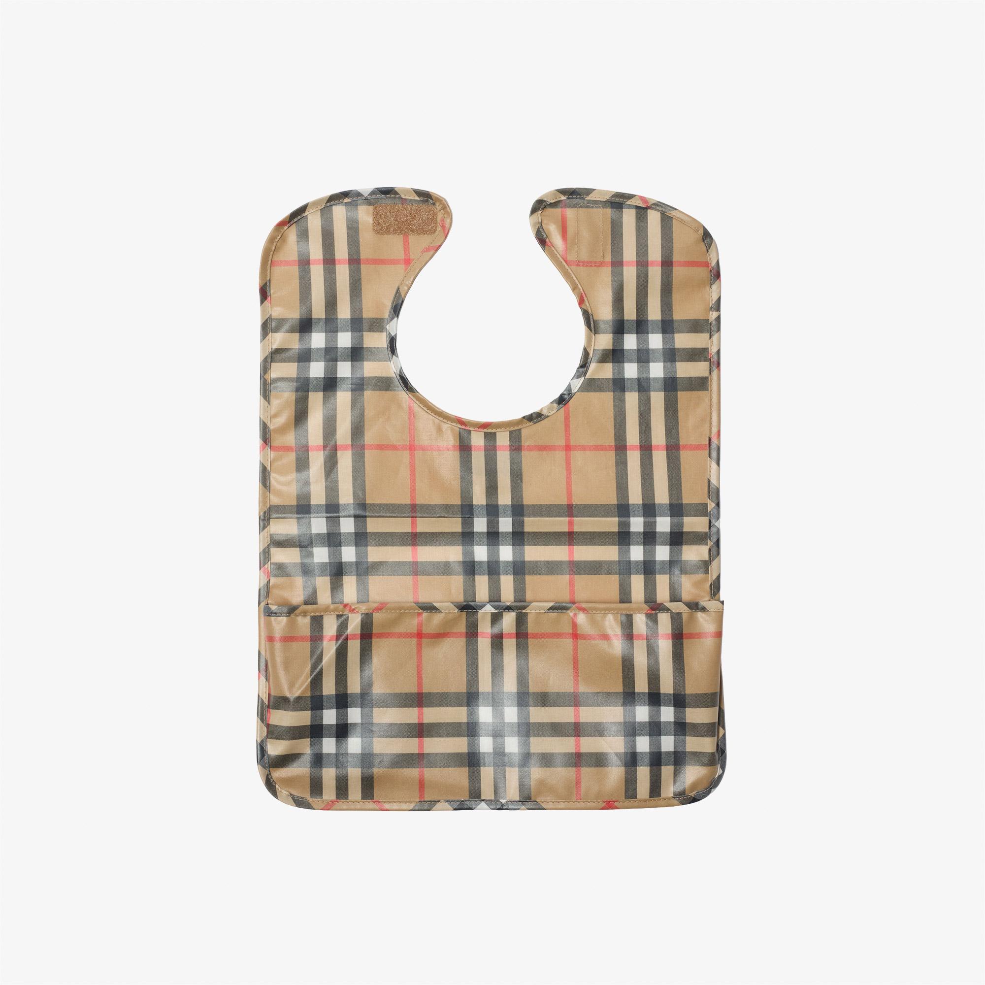 Burberry Wesley Check Çocuk Bej Mama Önlüğü