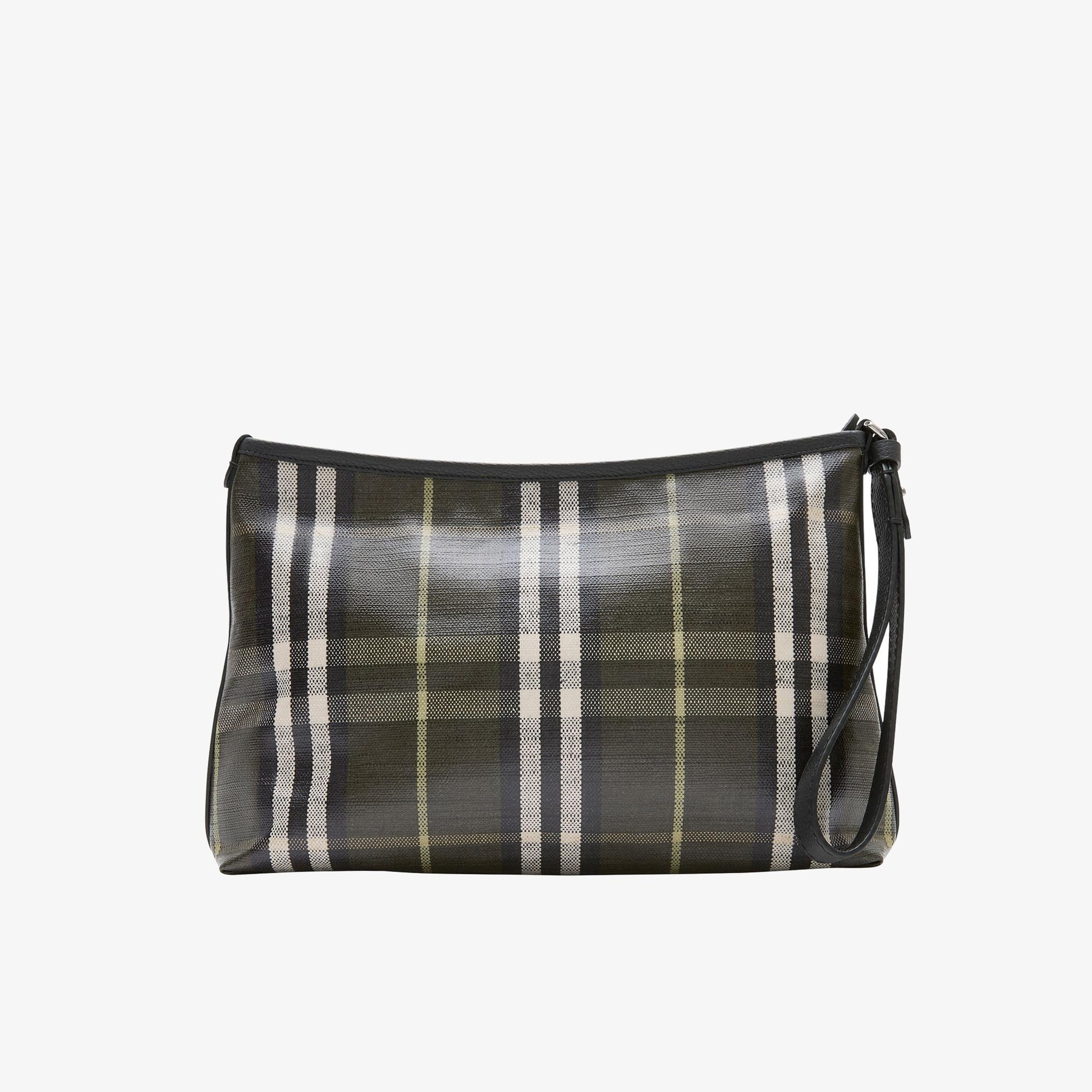 Burberry Hıghlands Erkek Haki El Çantası