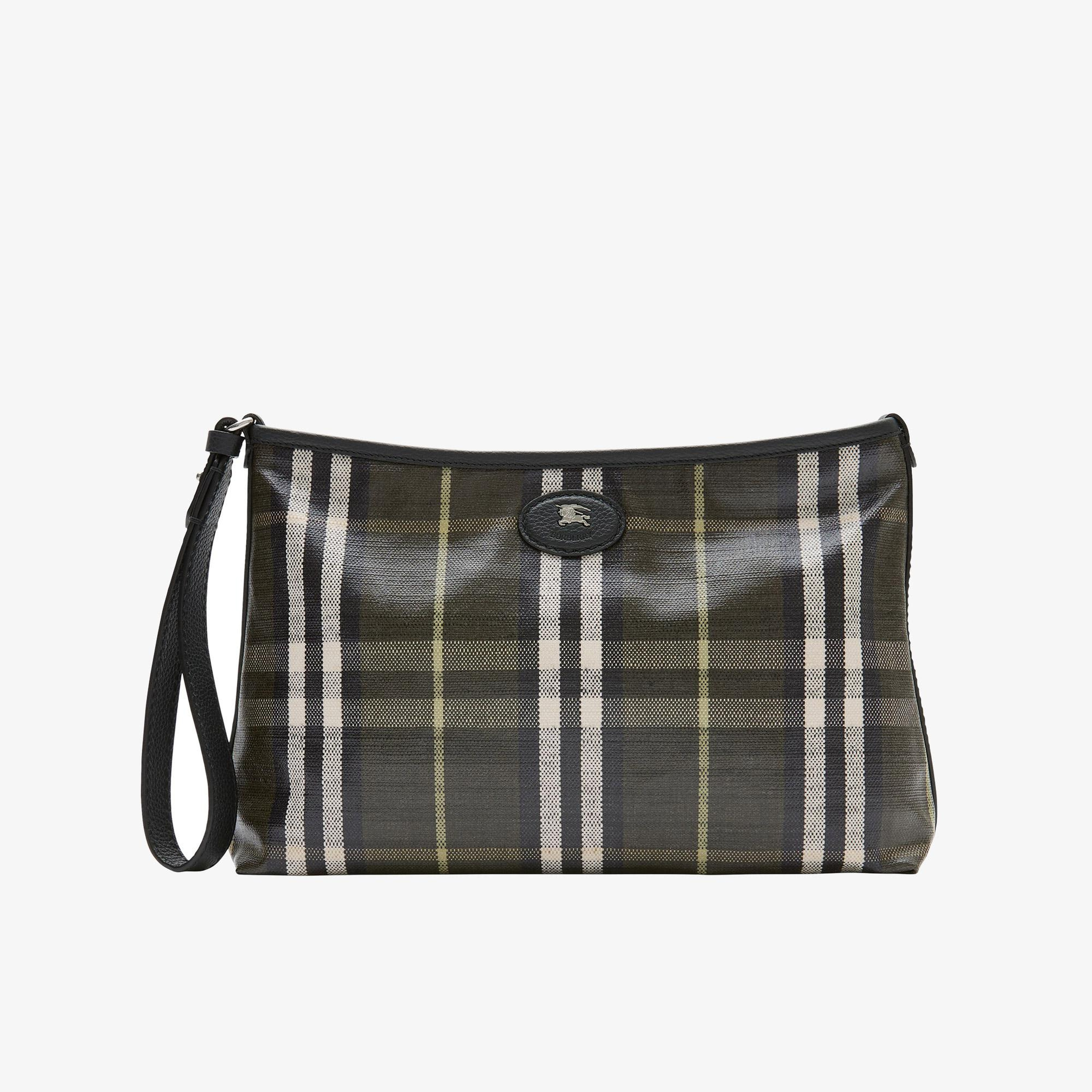 Burberry Hıghlands Erkek Haki El Çantası