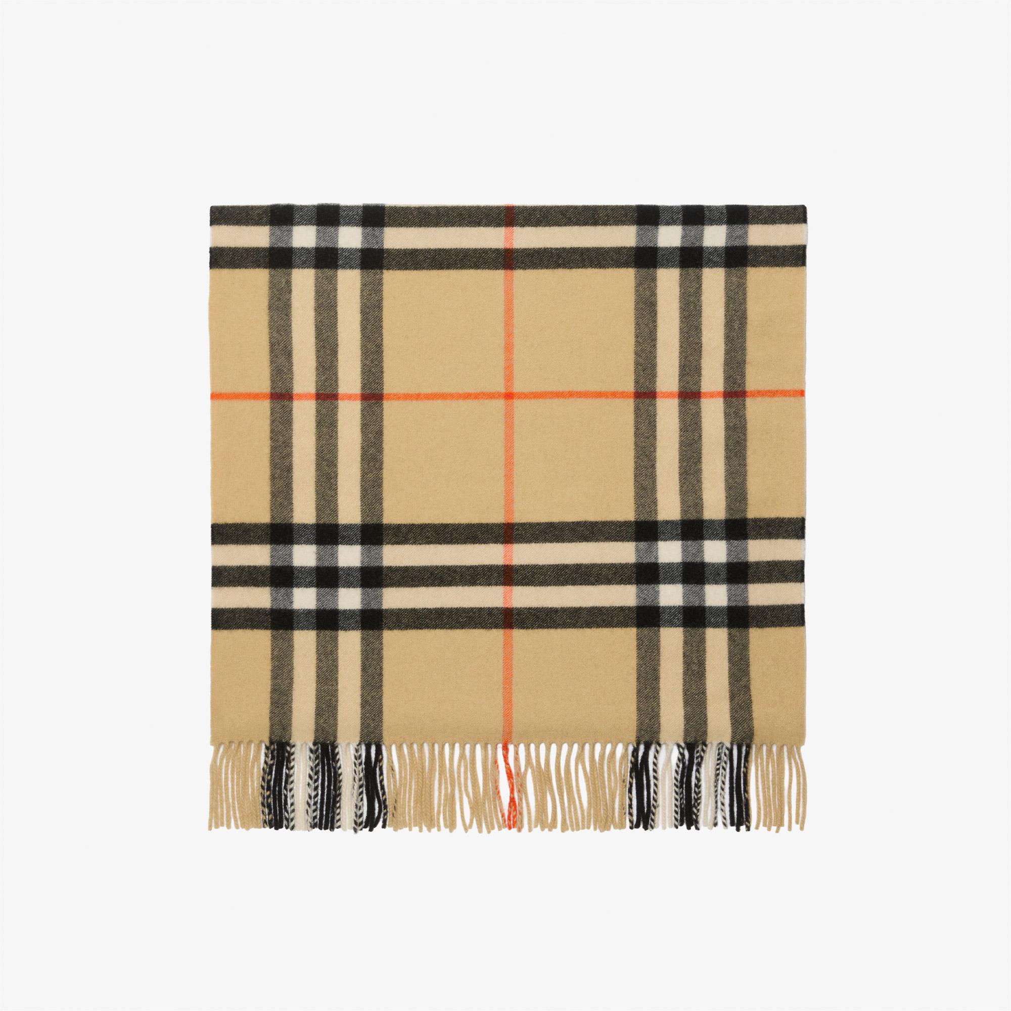 Burberry Check Ekd X Stıtch Kadın Bej Atkı