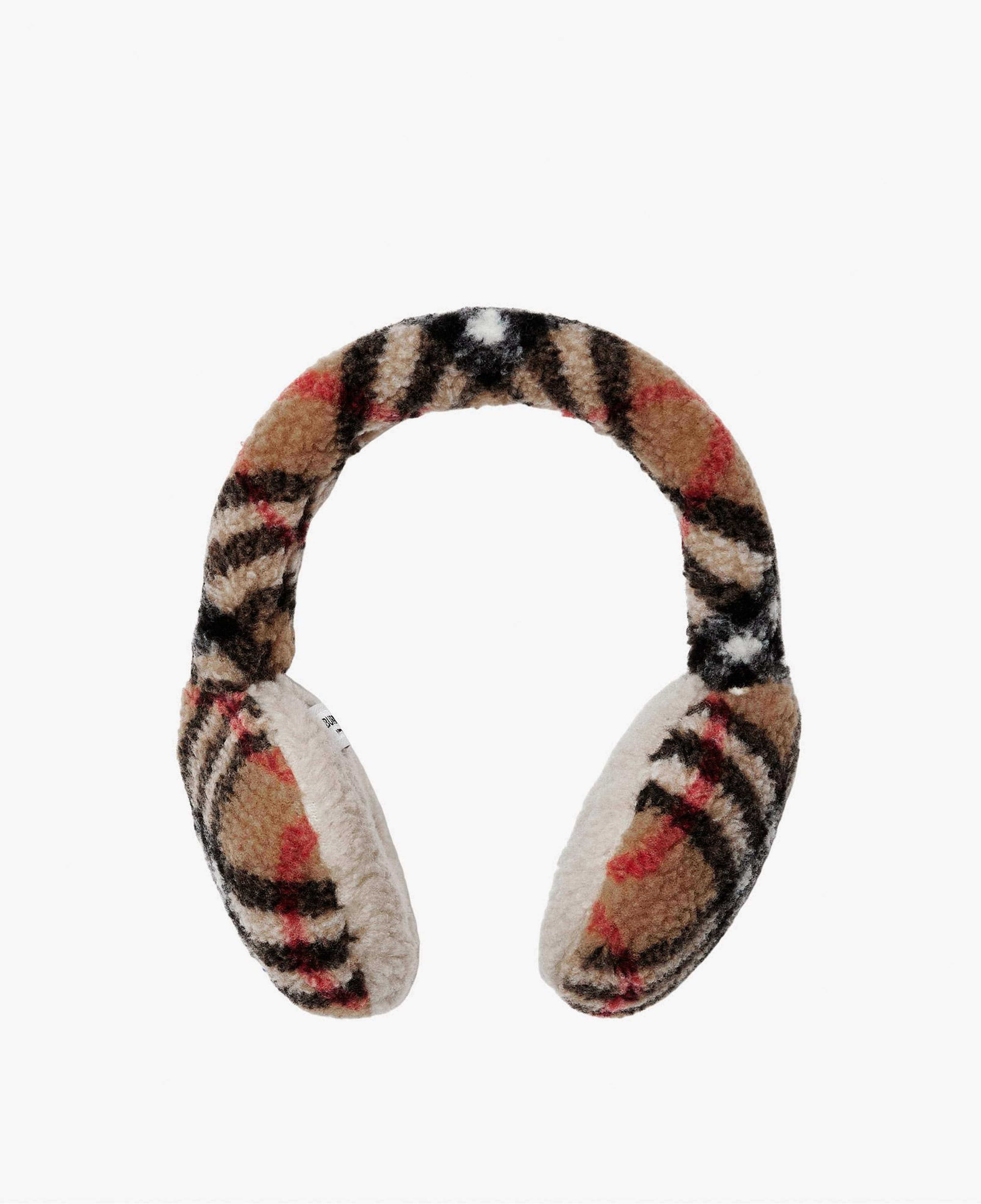 Burberry Fleece Çocuk Bej Kulaklık