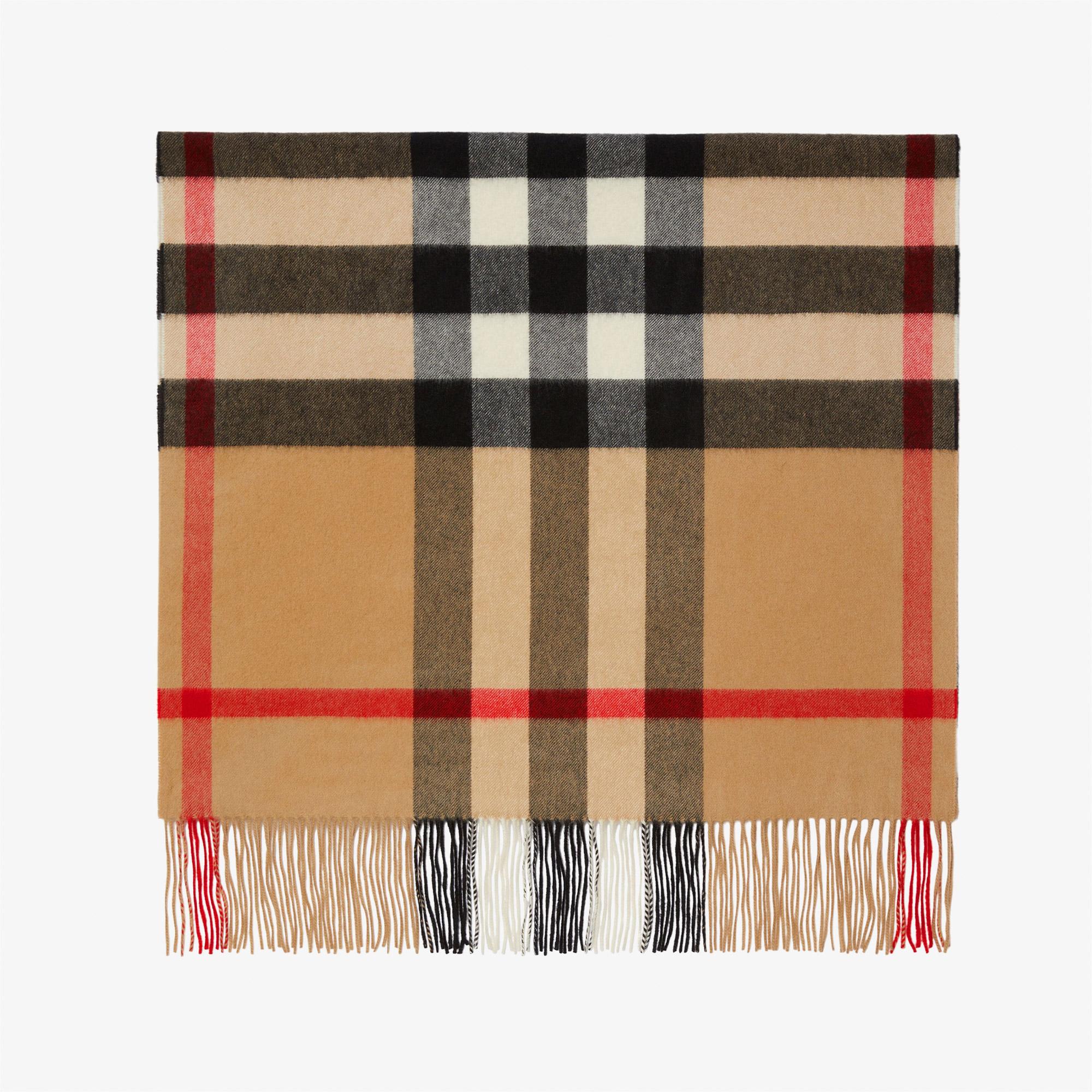 Burberry Ovs Hmga Cashmere Kadın Bej Atkı