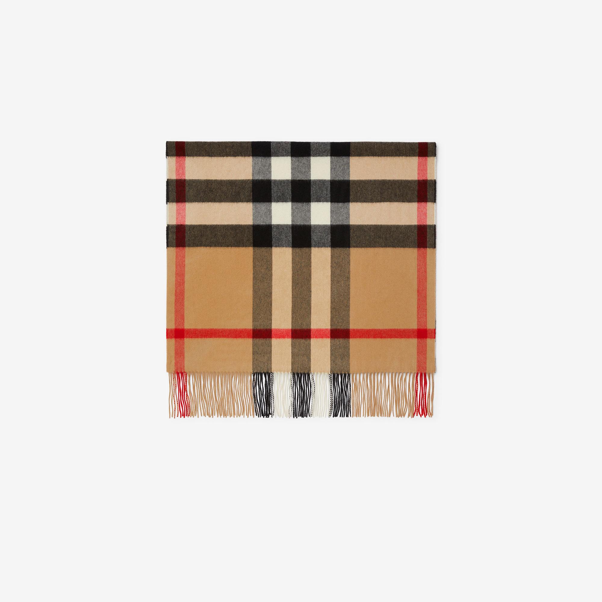 Burberry Ovs Hmga Cashmere Kadın Bej Atkı