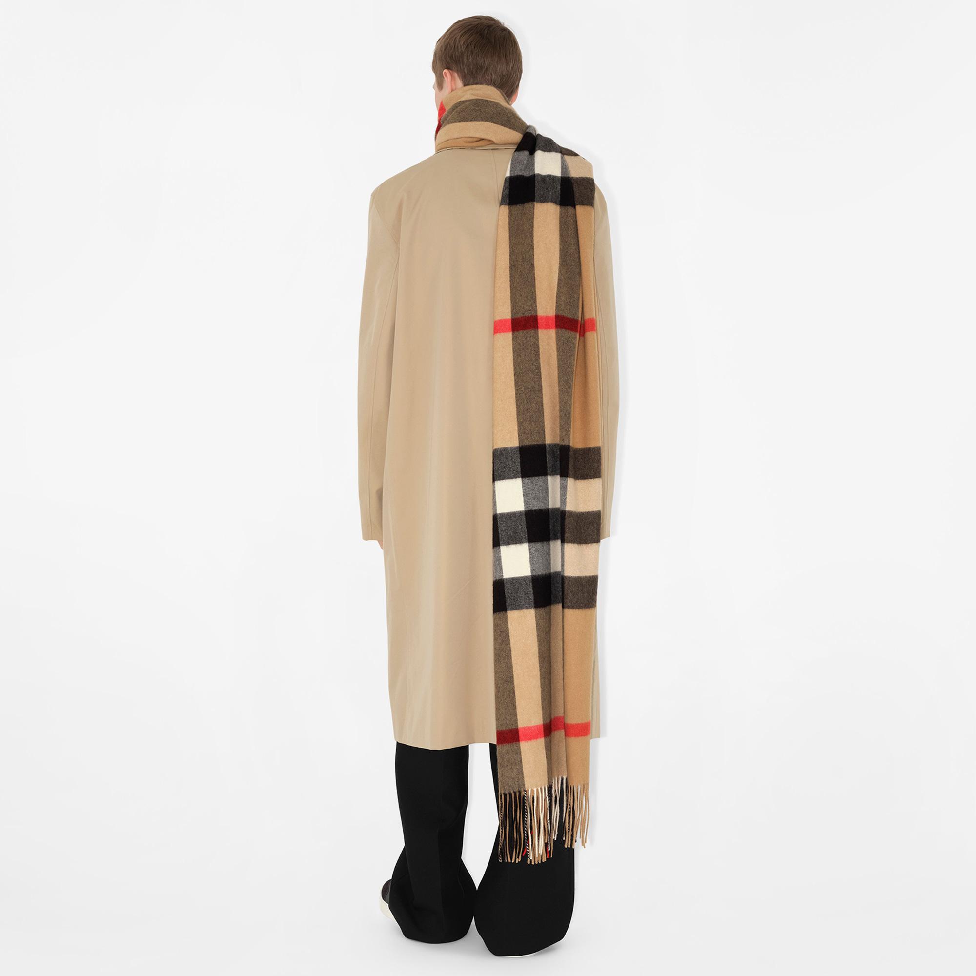 Burberry Ovs Hmga Cashmere Kadın Bej Atkı