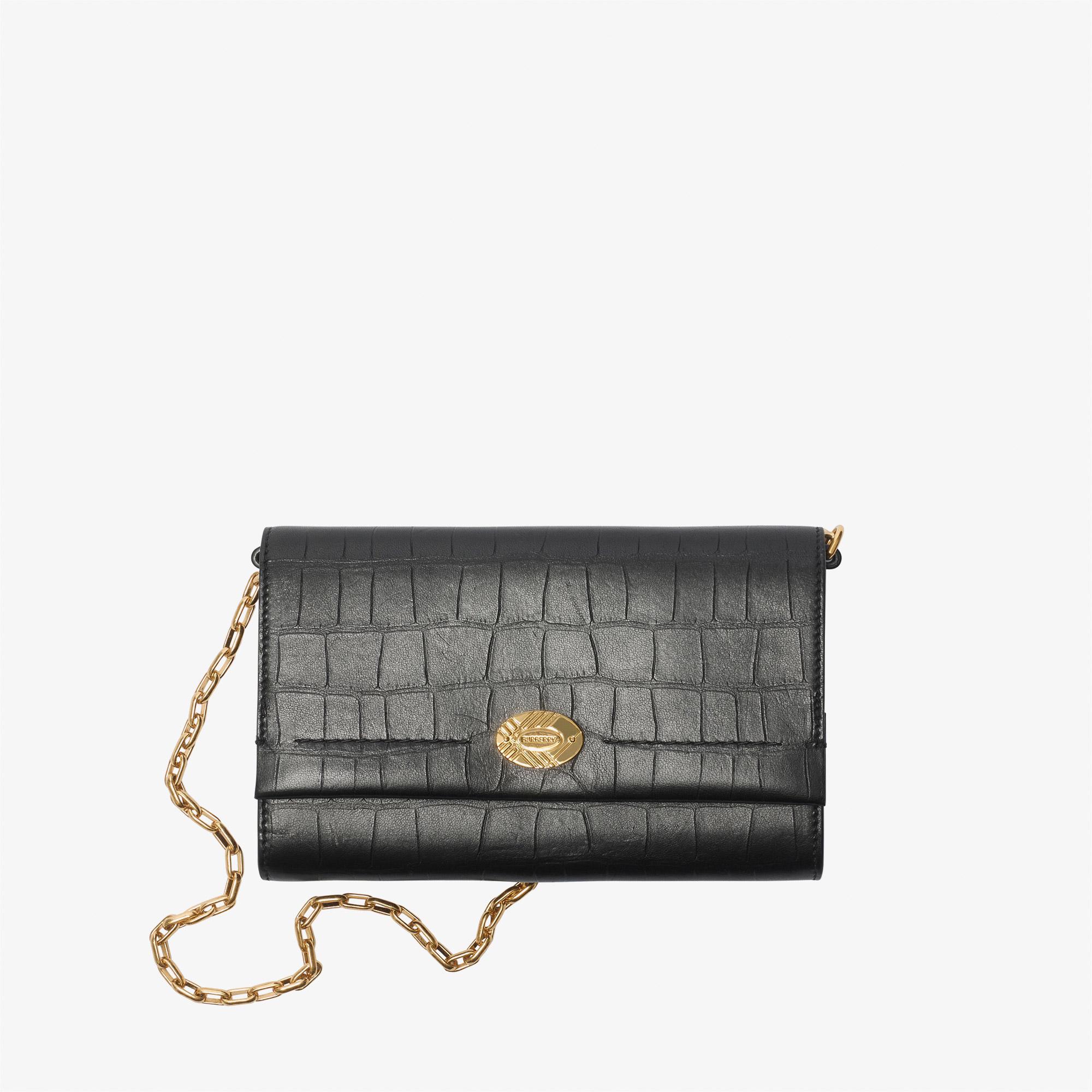 Burberry Cotswolds Kadın Siyah Omuz Çantası