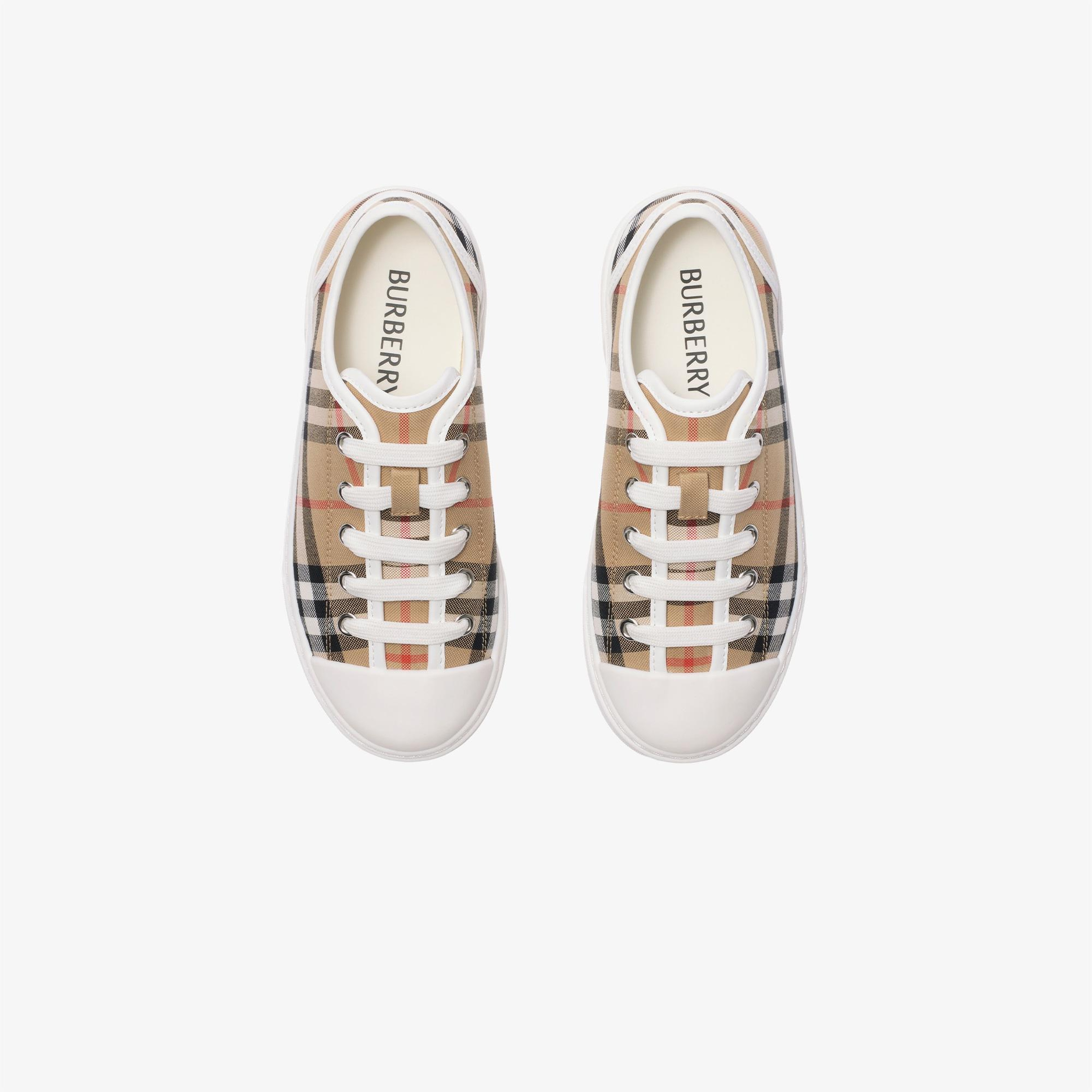 Burberry Teddy Çocuk Bej Sneaker