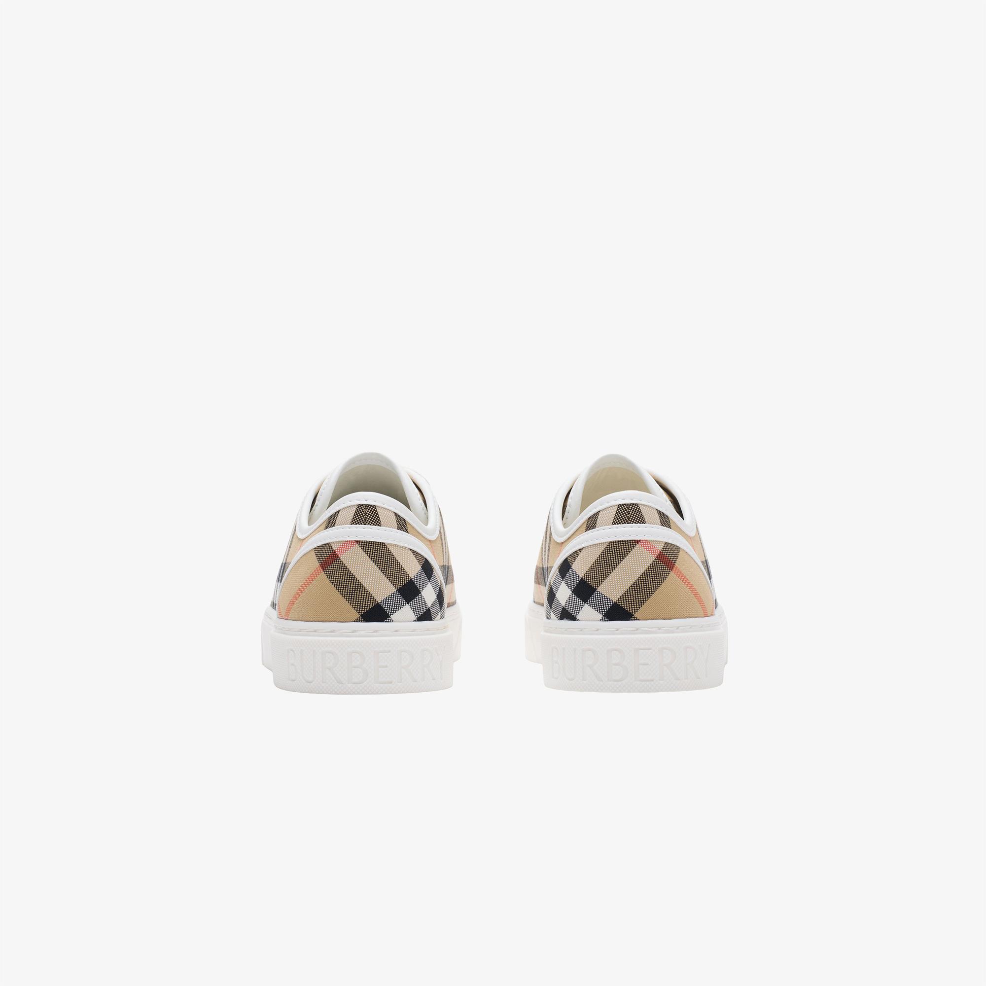 Burberry Teddy Çocuk Bej Sneaker