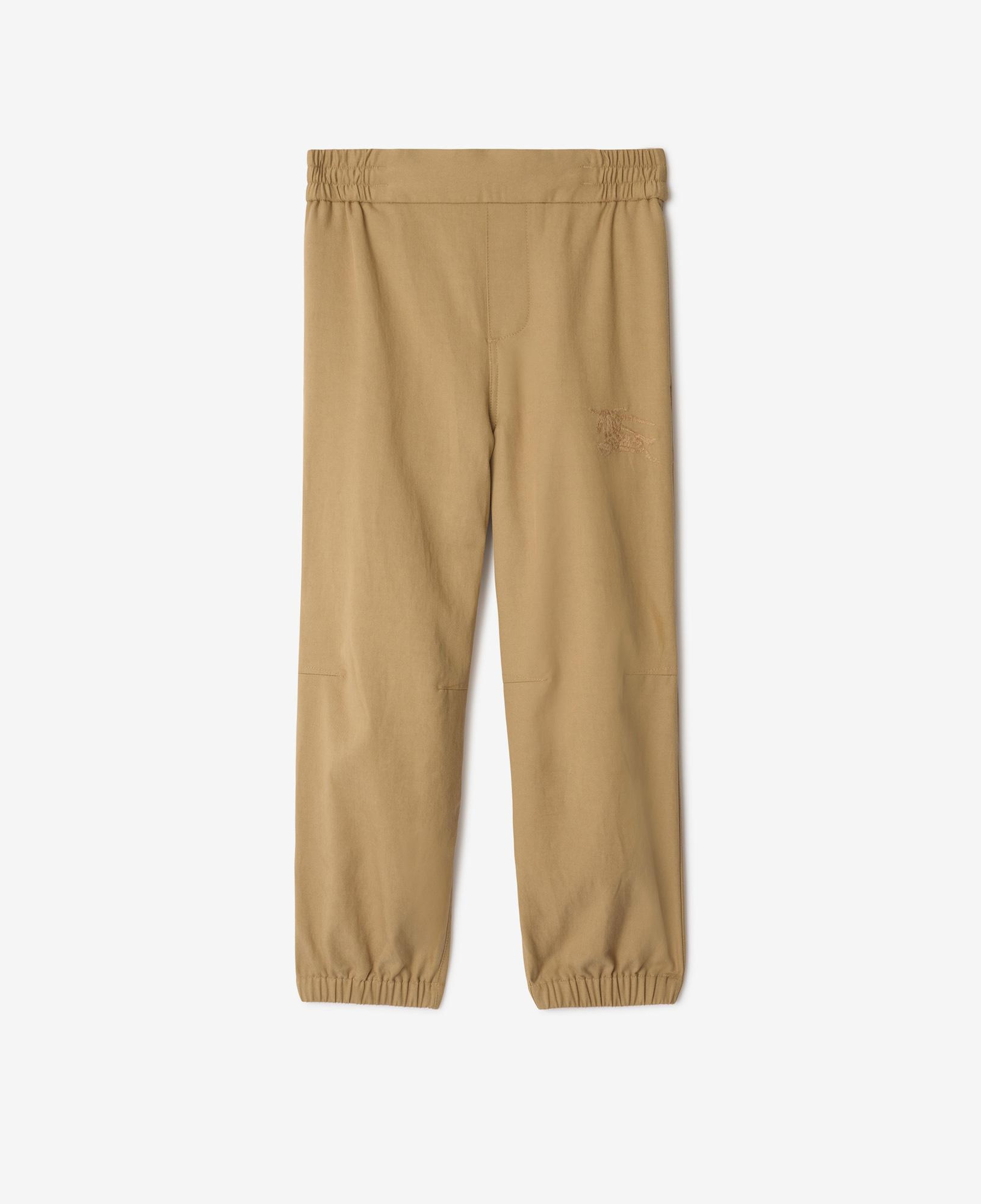 Burberry Travard Cotton Blend Çocuk Bej Pantolon