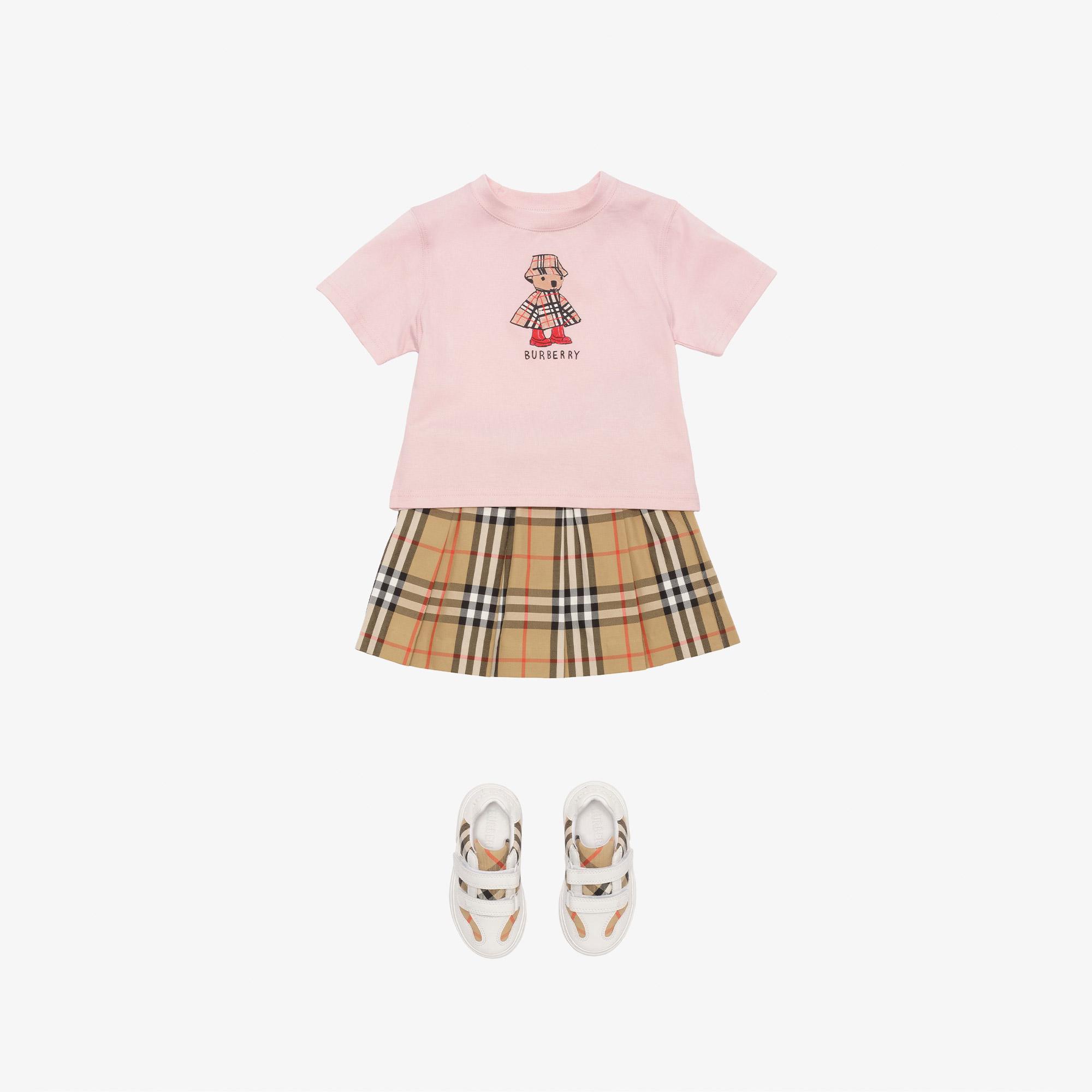 Burberry Cedar Teddy Çocuk Pembe T-Shirt