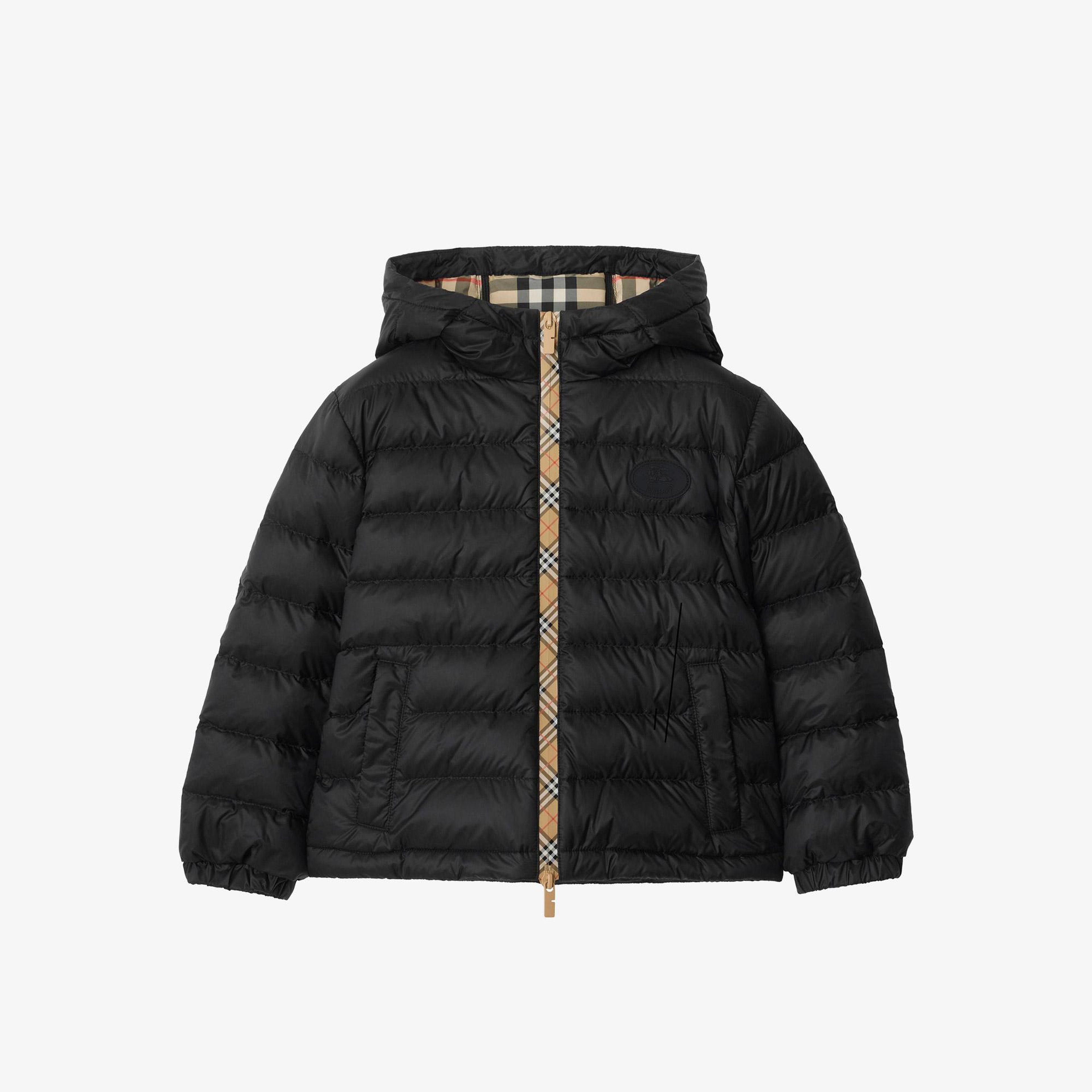 Burberry Henry Çocuk Siyah Mont