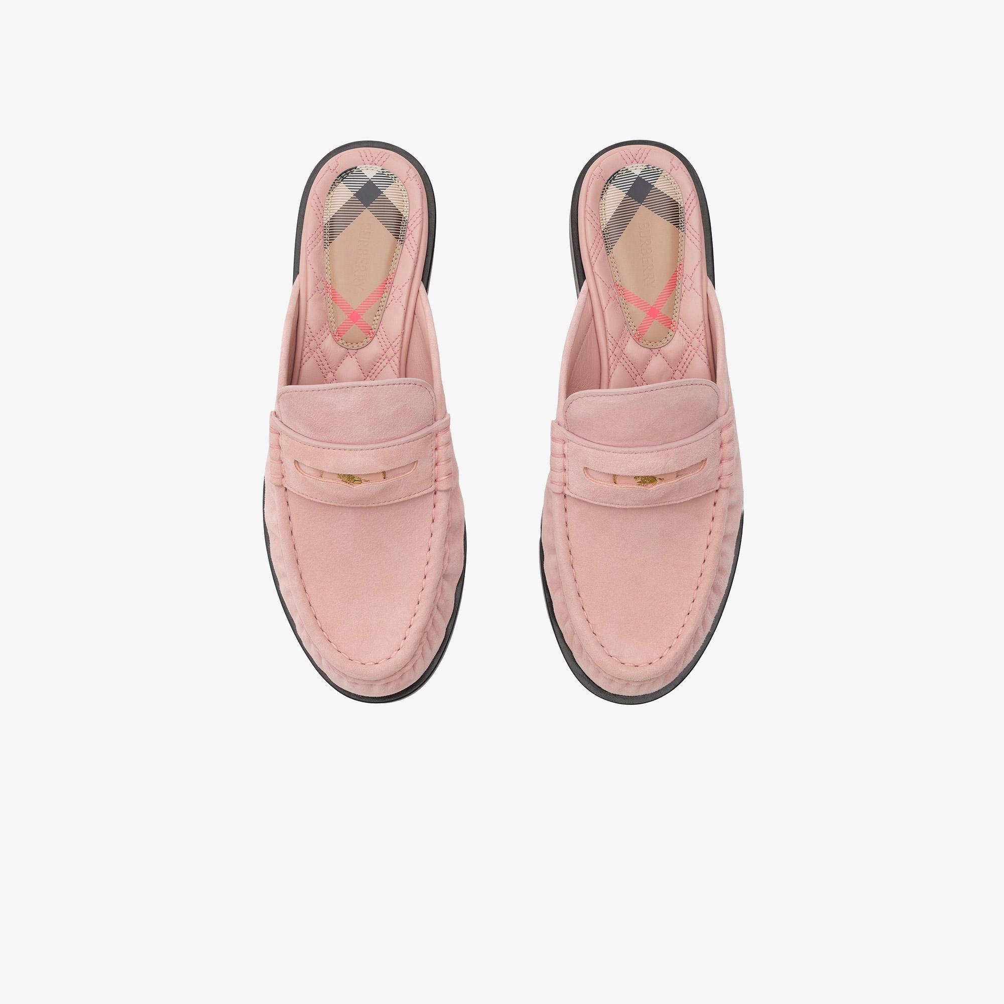 Burberry Cadet Mules Kadın Pembe Terlik