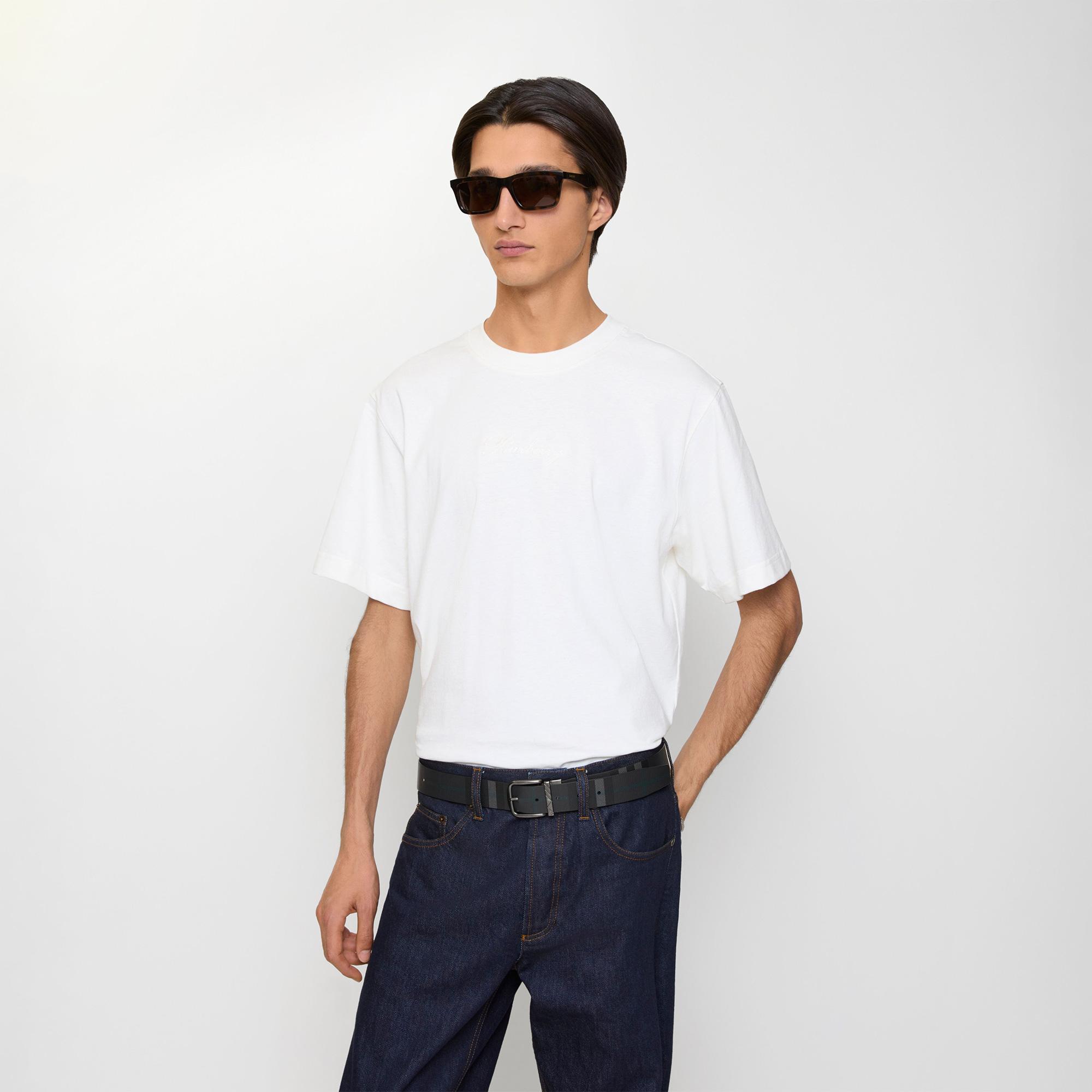 Burberry Buckle 35Mm Erkek Siyah Kemer