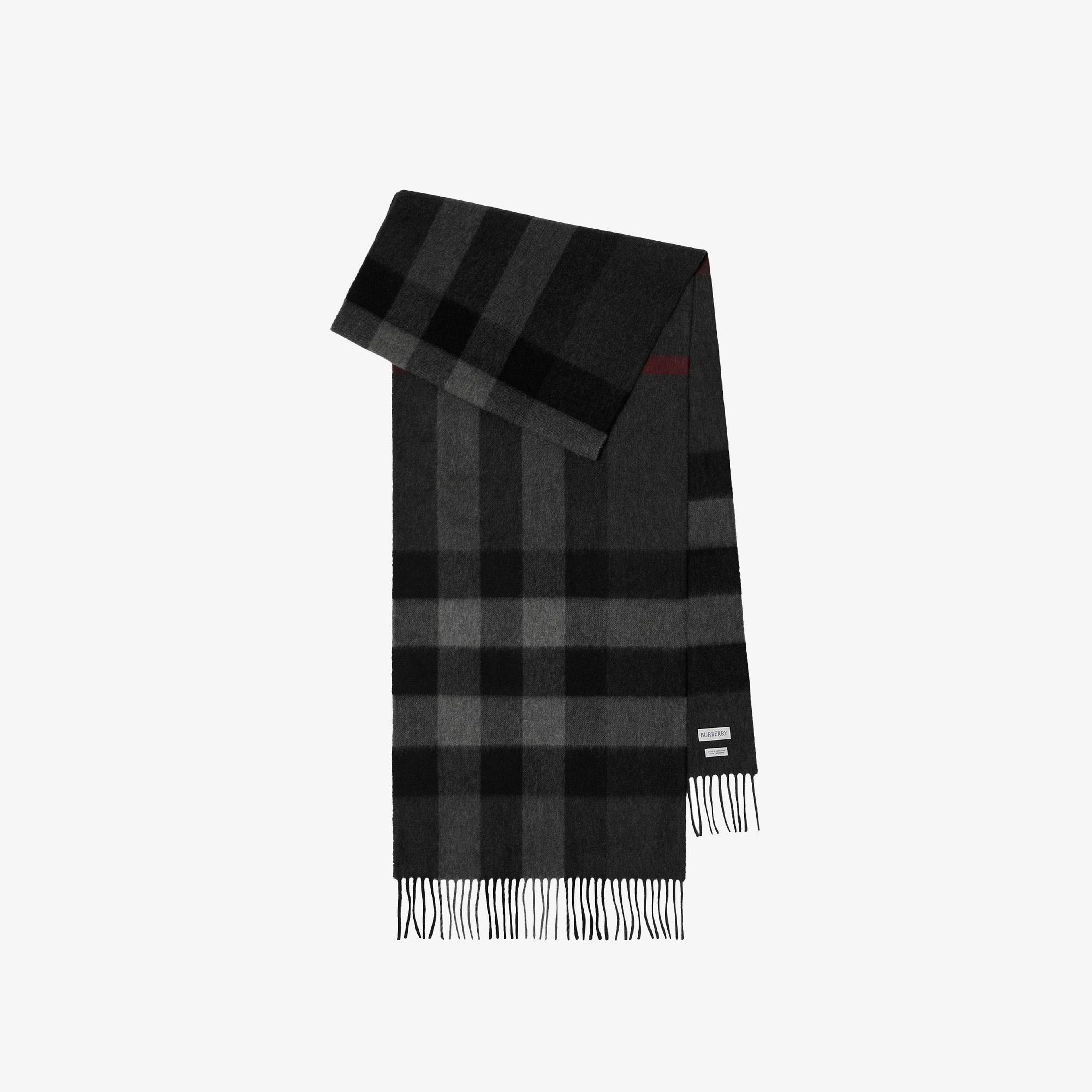 Burberry Check Kaşmir Kadın Gri Atkı