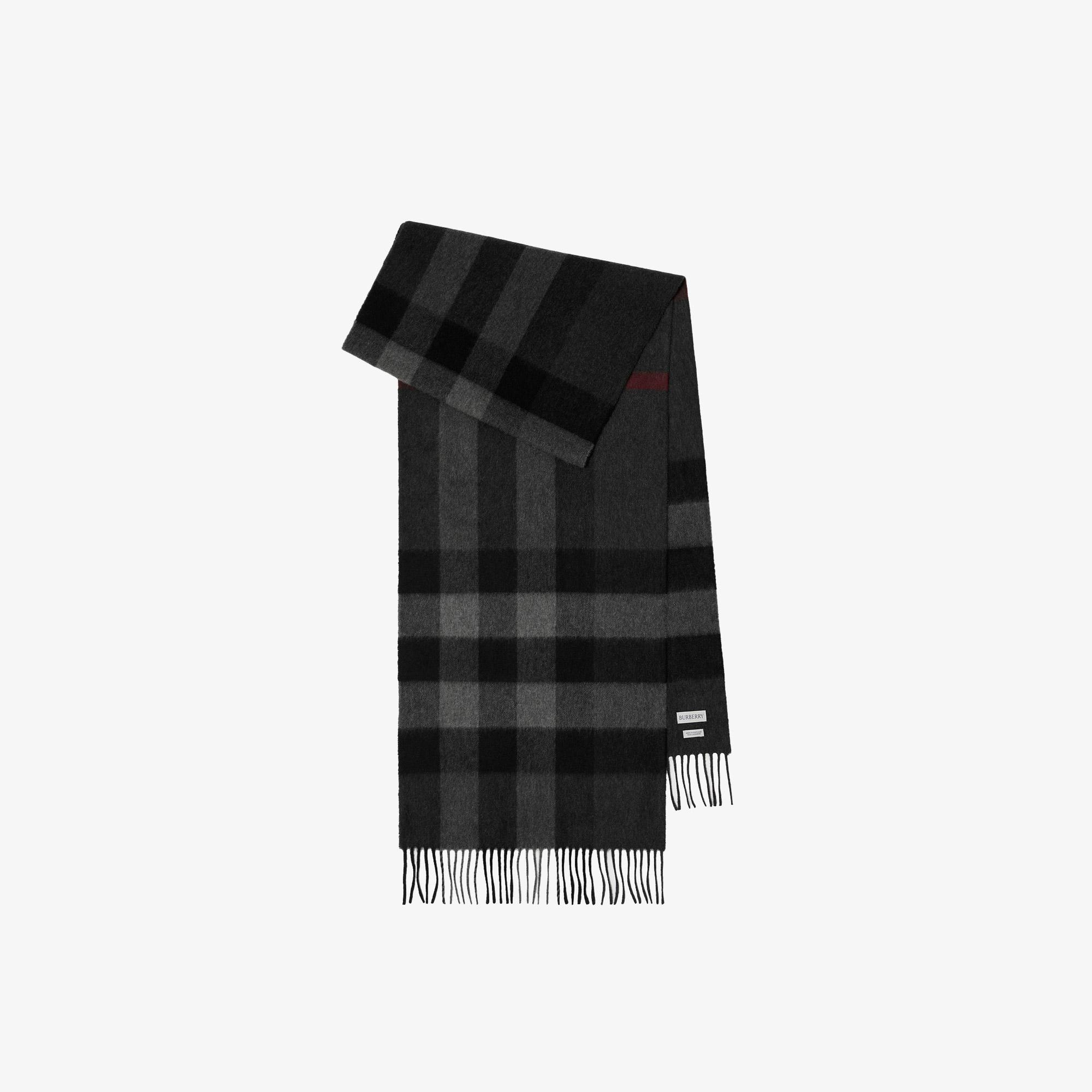 Burberry Check Kaşmir Kadın Gri Atkı