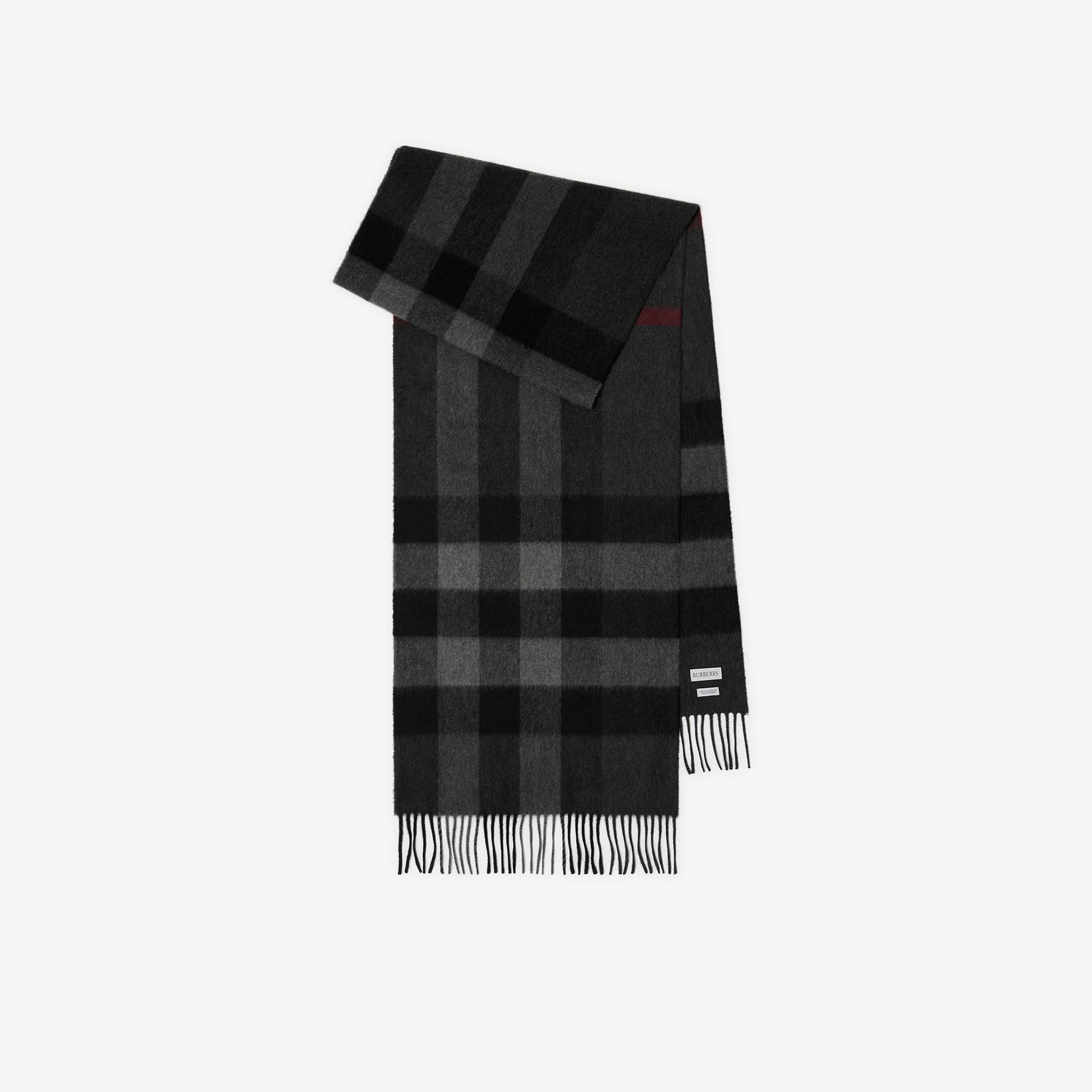 Burberry Check Kaşmir Kadın Gri Atkı