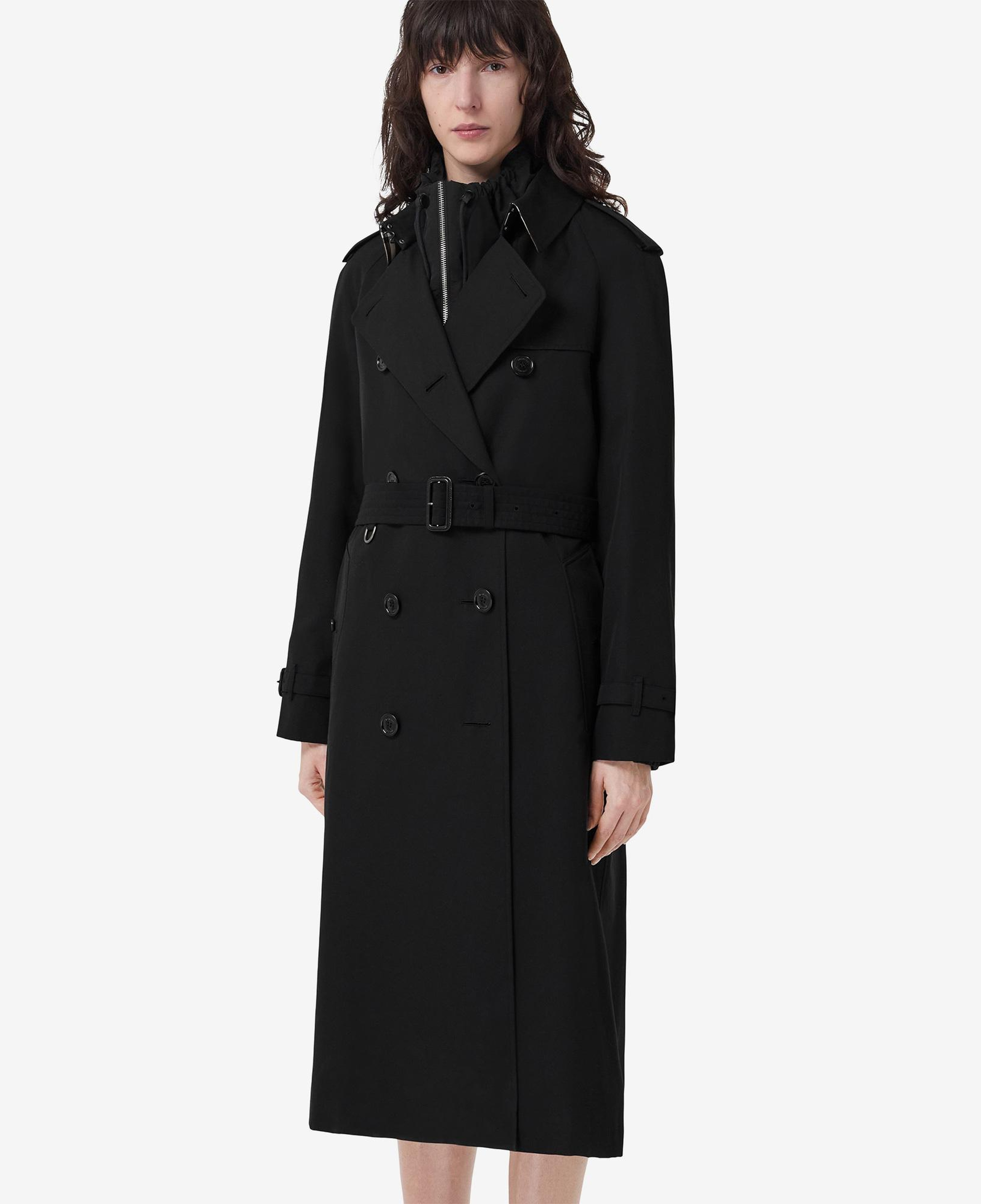 Burberry Long Waterloo Heritage Kadın Siyah Trençkot