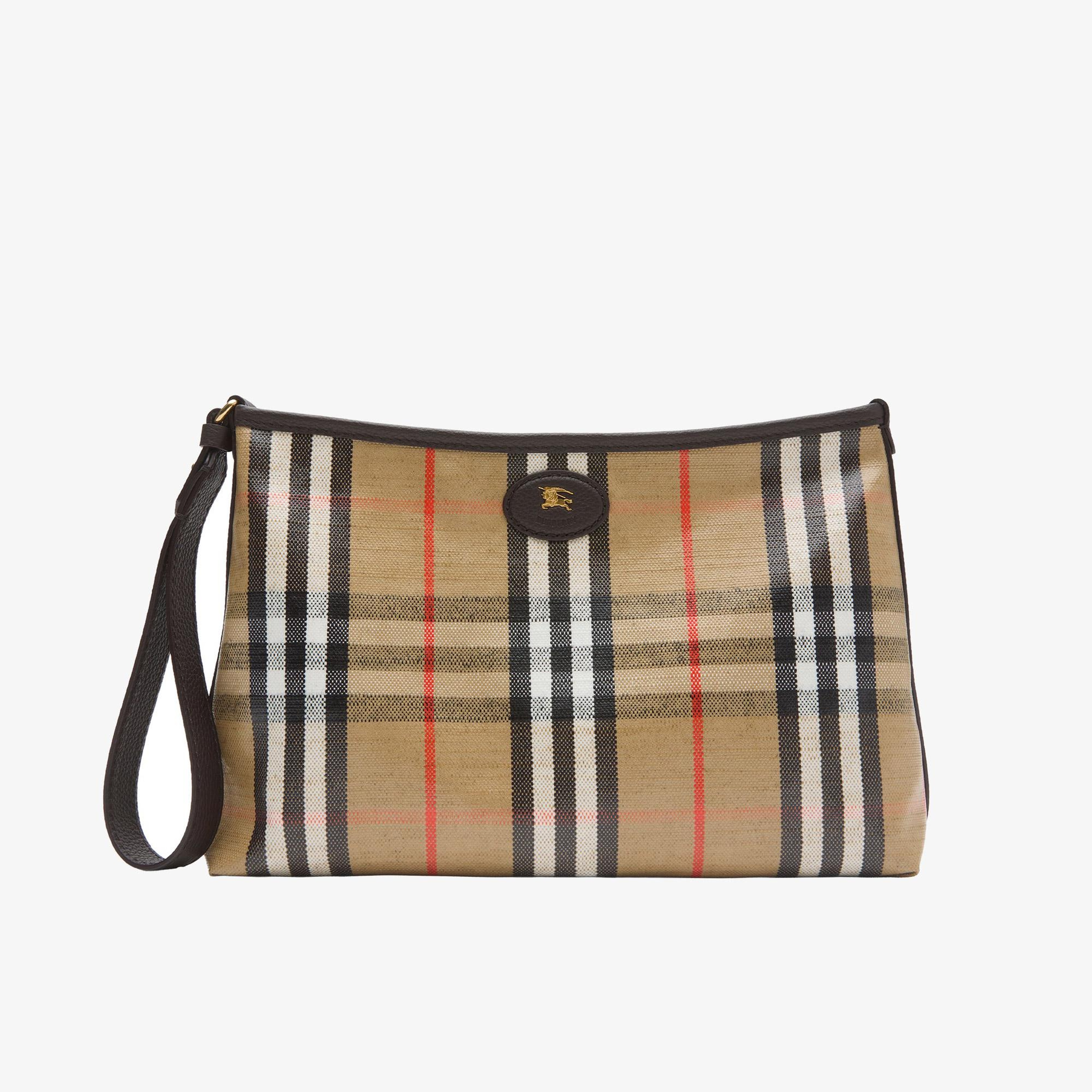 Burberry Hıghlands Erkek Bej El Çantası