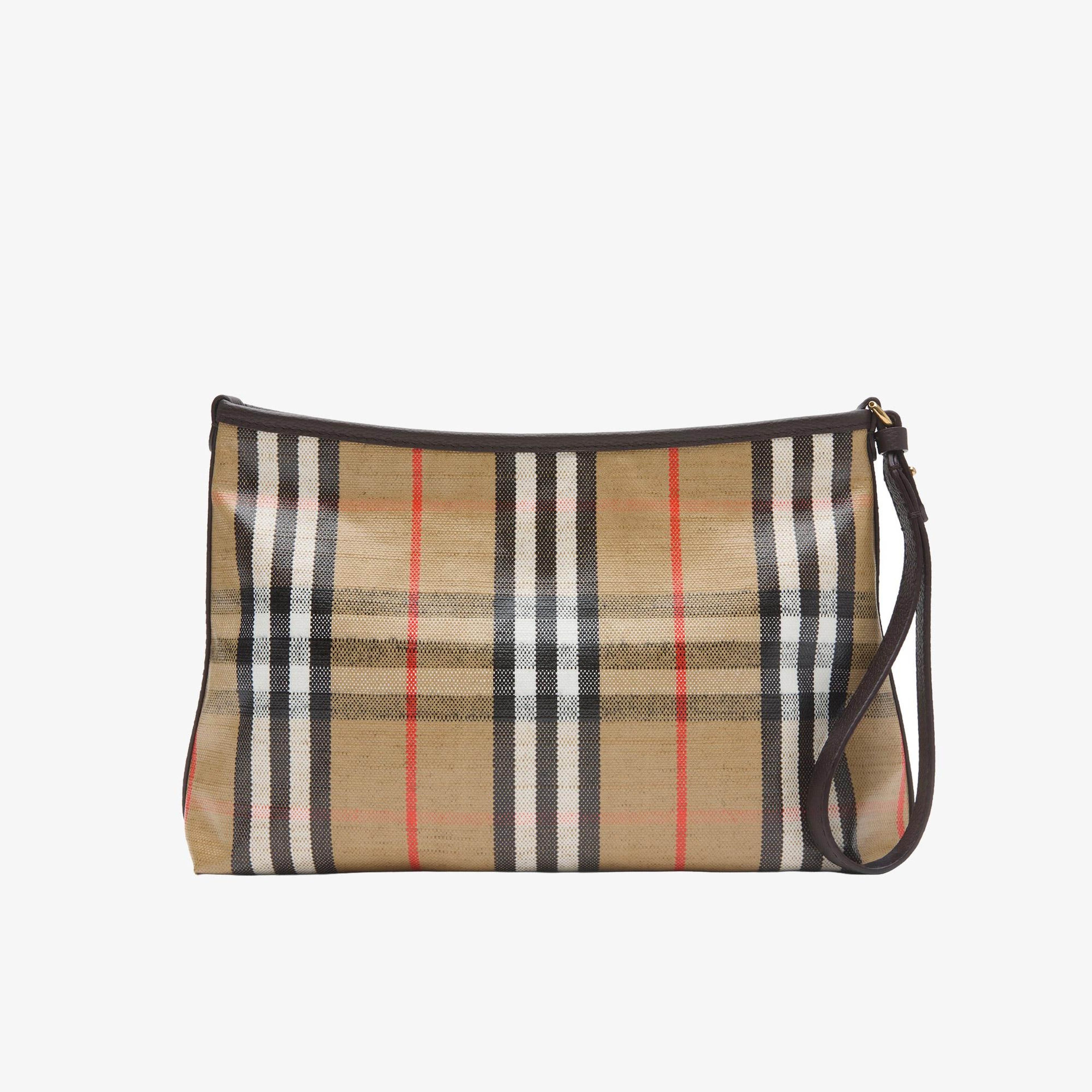 Burberry Hıghlands Erkek Bej El Çantası