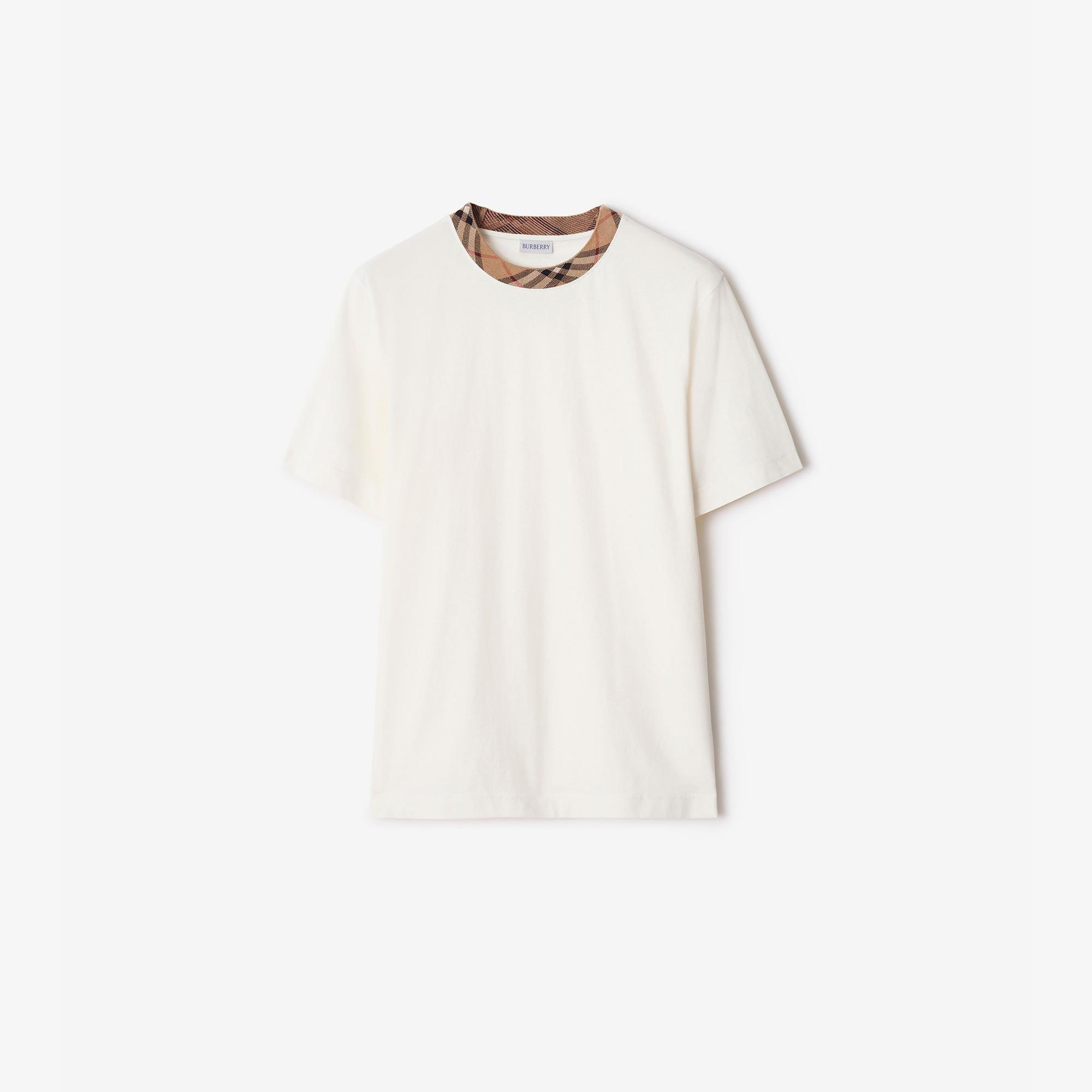 Burberry Erkek Beyaz T-Shirt