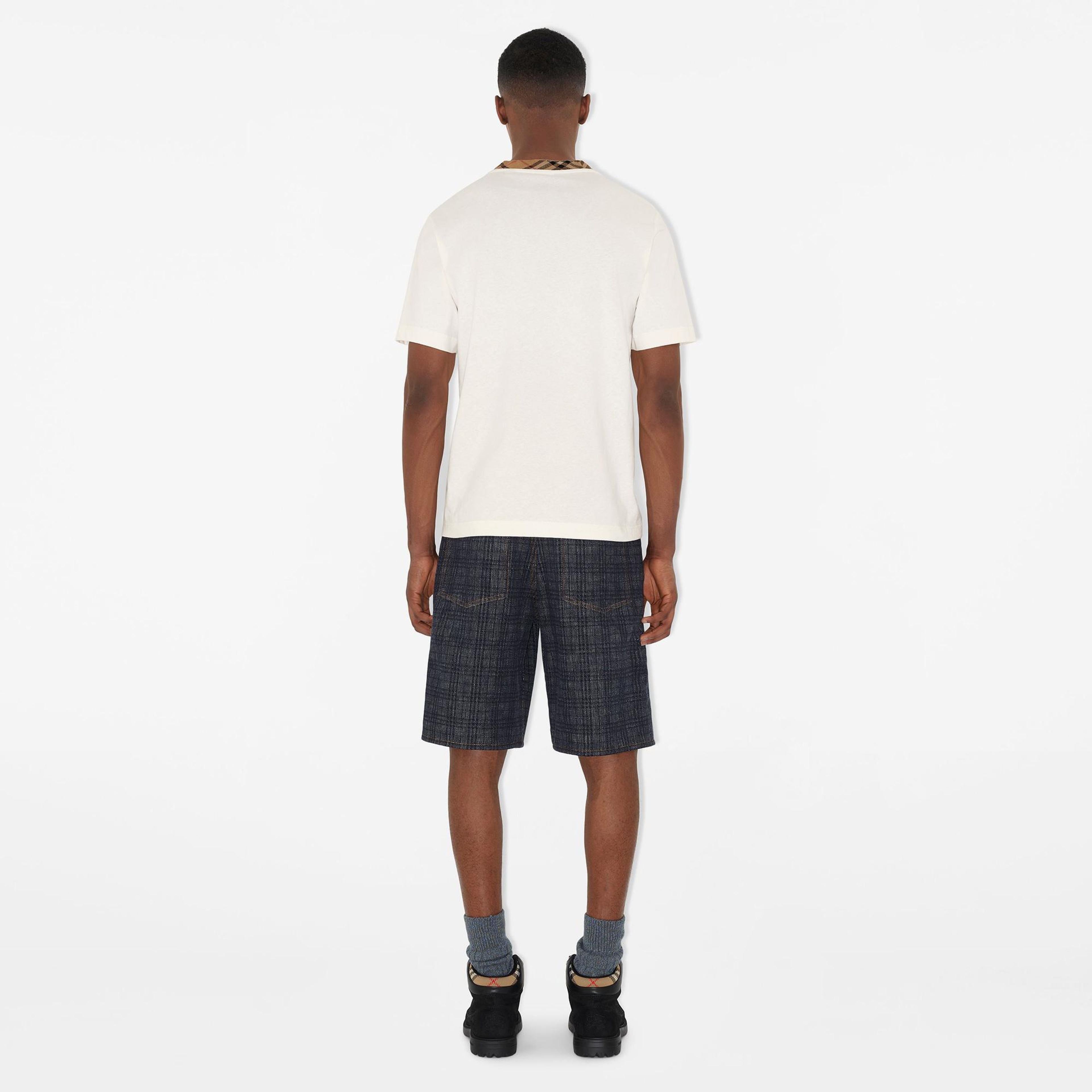 Burberry Erkek Beyaz T-Shirt