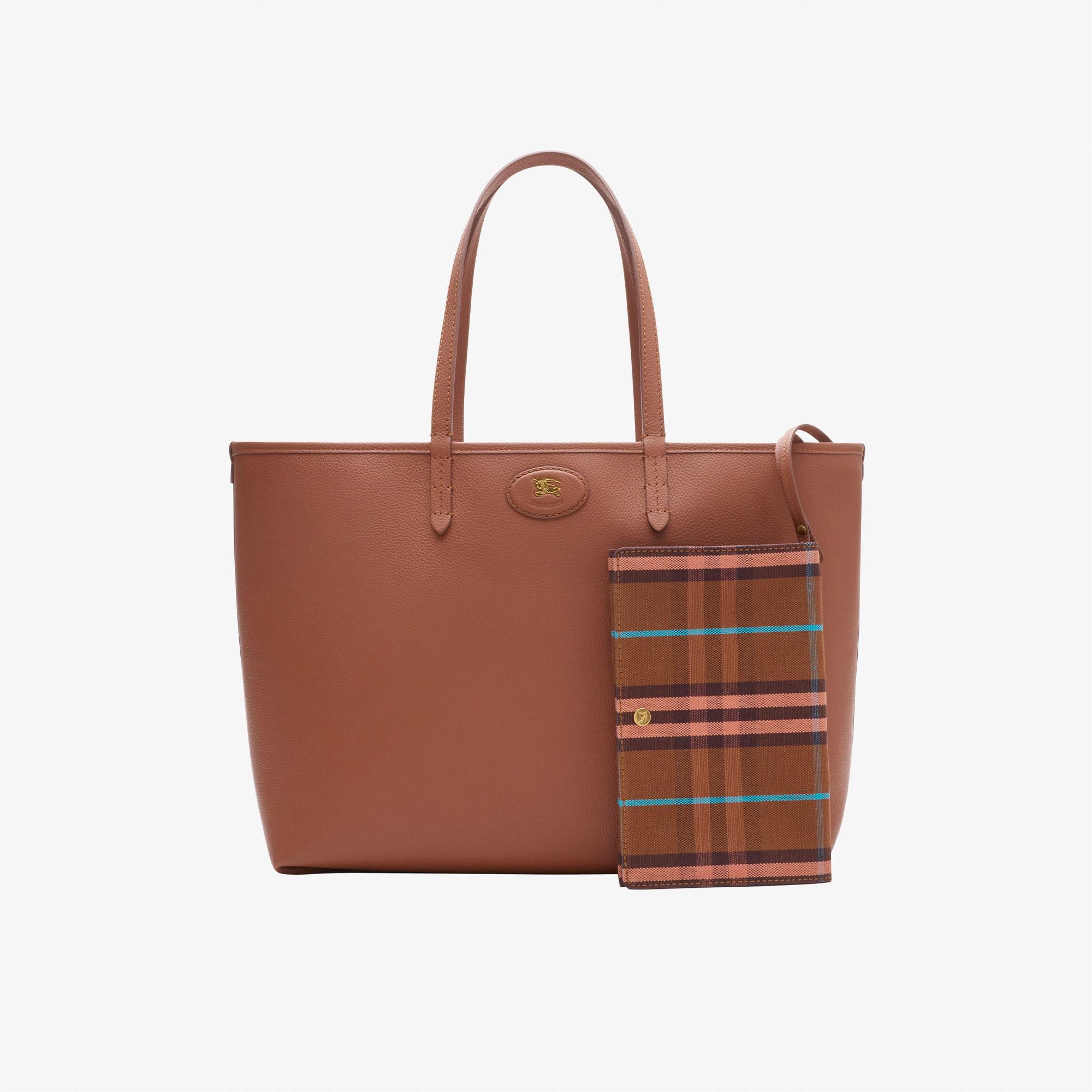 Burberry Reversıble Tote Kadın Kahverengi Omuz Çantası