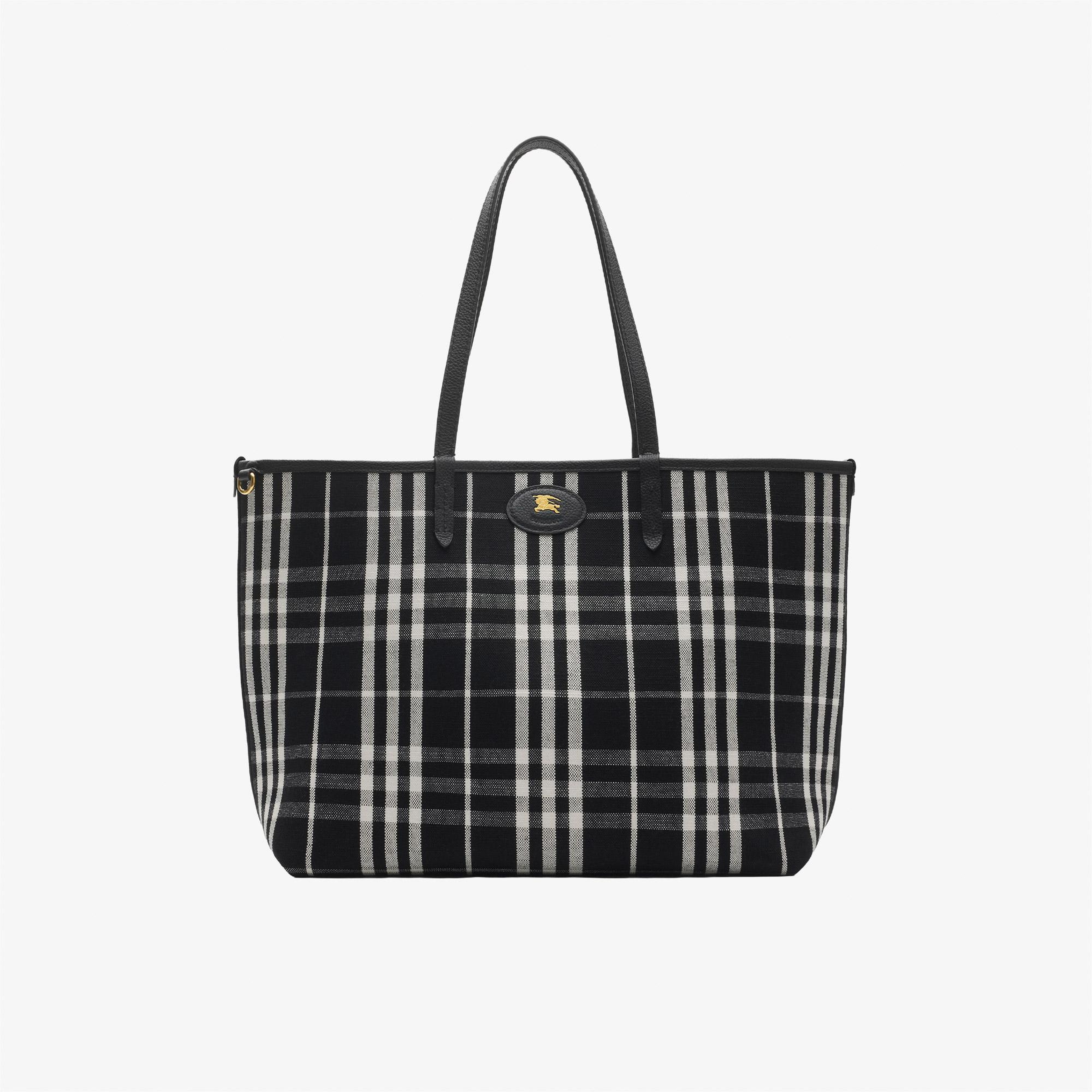 Burberry Reversıble Tote Kadın Siyah Omuz Çantası