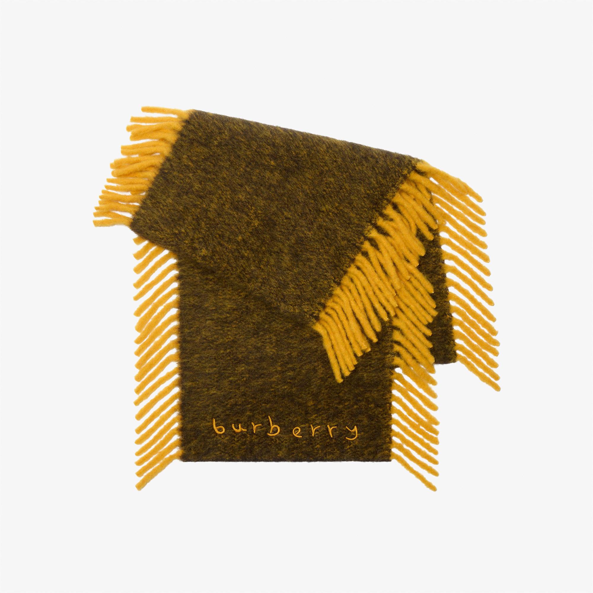 Burberry Alpaca Happy Kadın Kahverengi Atkı