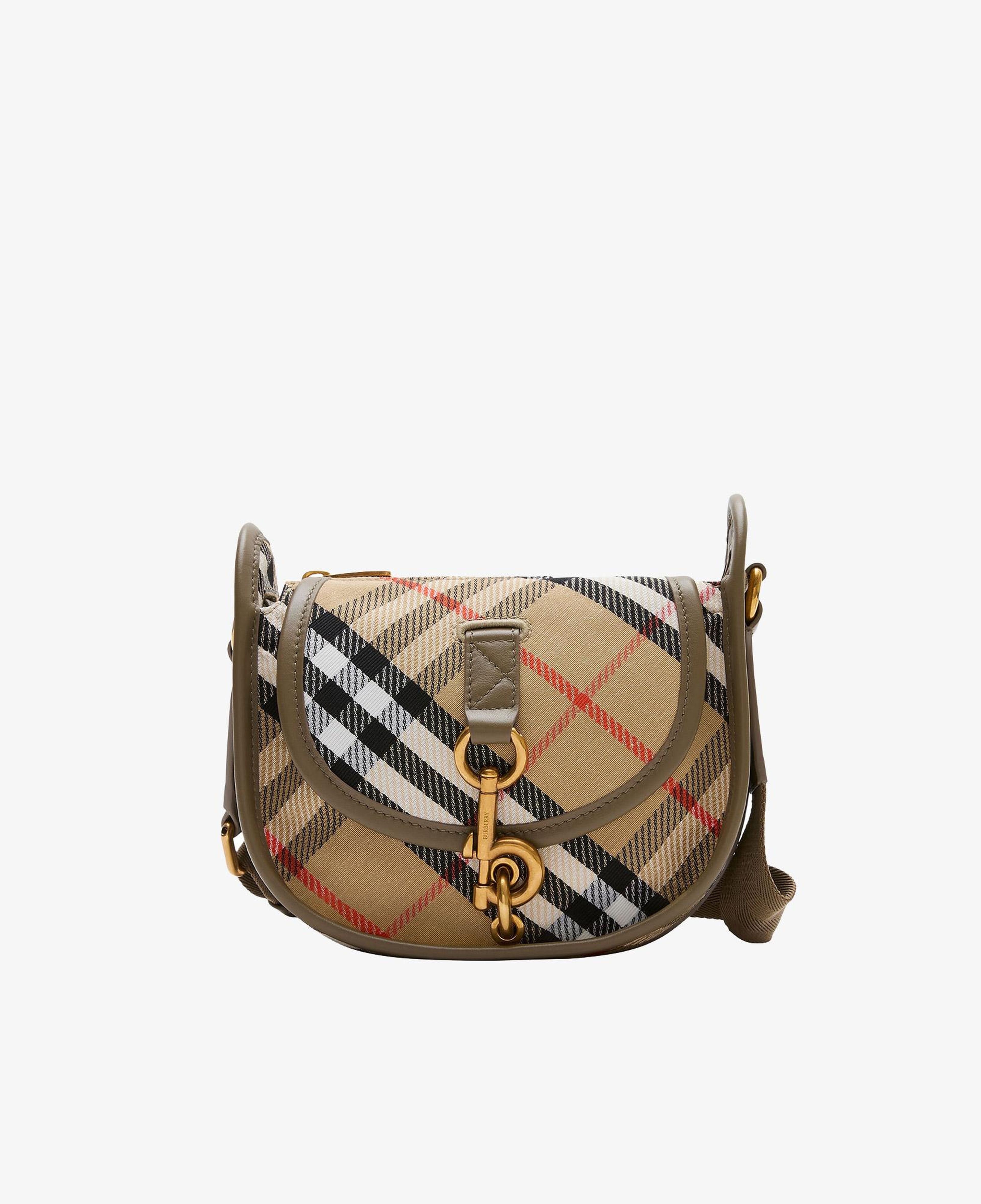 Burberry B Clıp Messenger Kadın Bej Çapraz Çanta