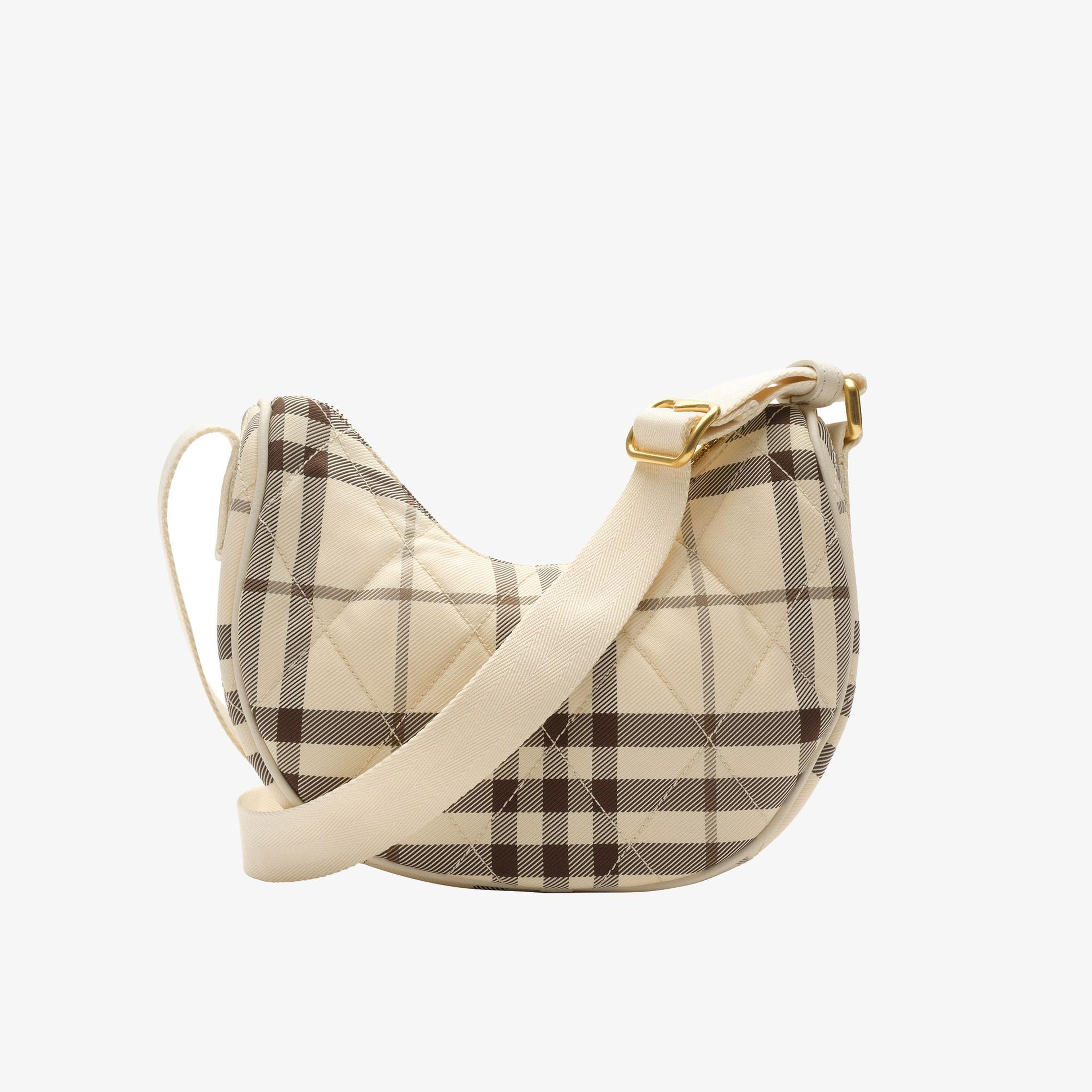Burberry Horseshoe Kadın Bej Omuz Çantası