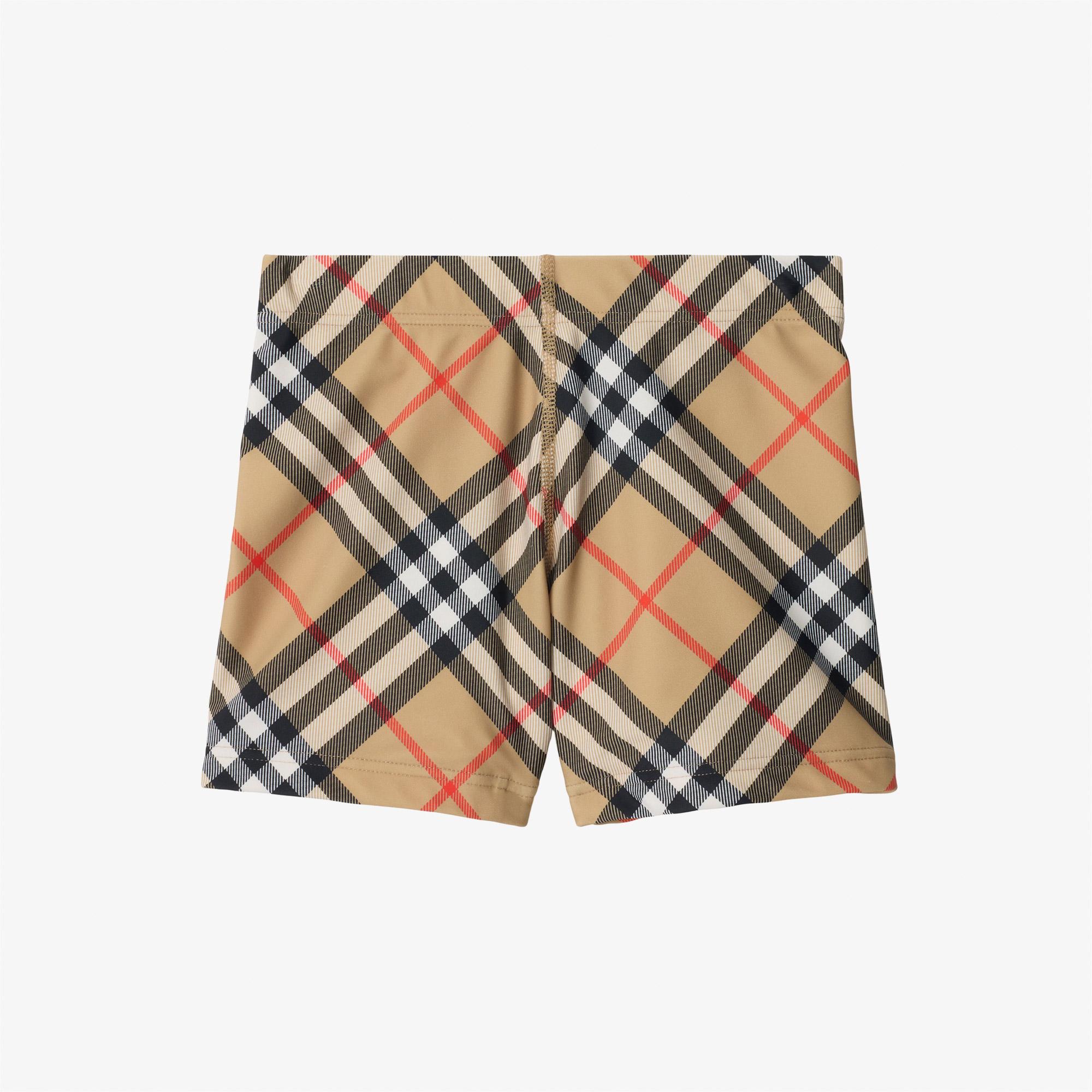 Burberry Alvis Çocuk Bej Deniz Şortu