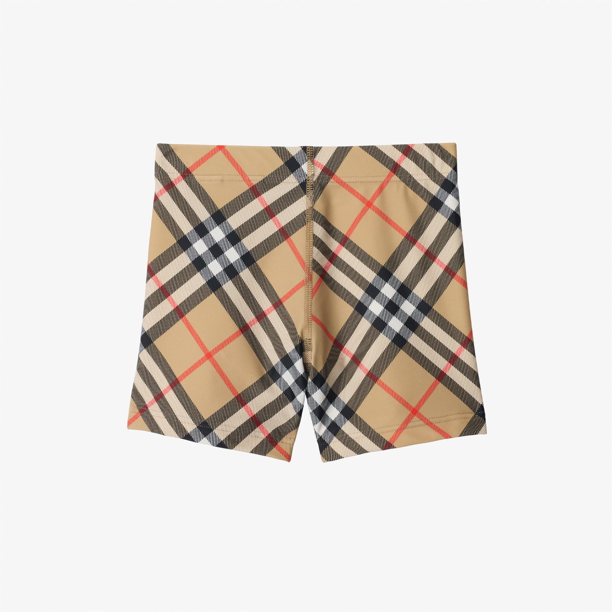 Burberry Alvis Çocuk Bej Deniz Şortu