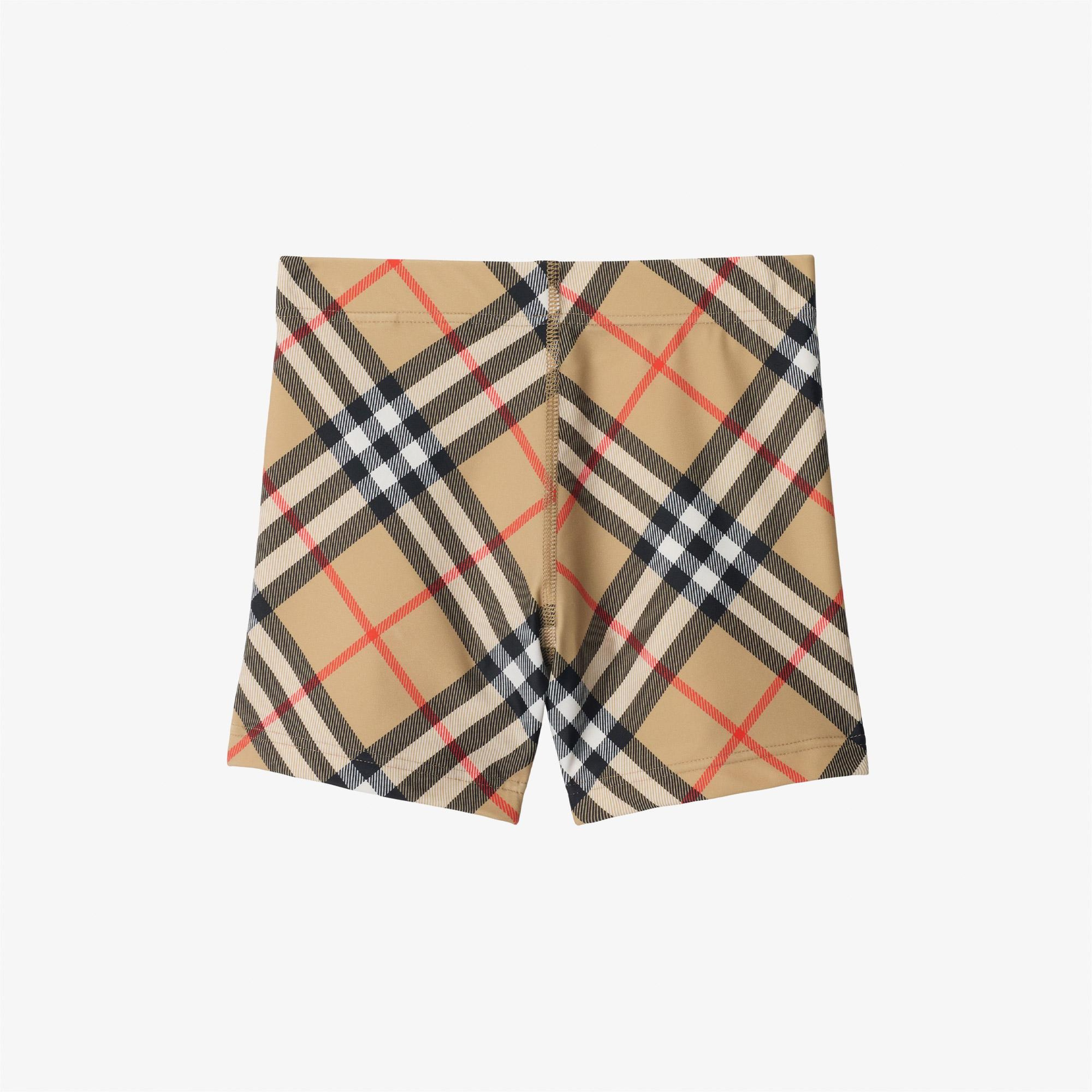 Burberry Alvis Çocuk Bej Deniz Şortu