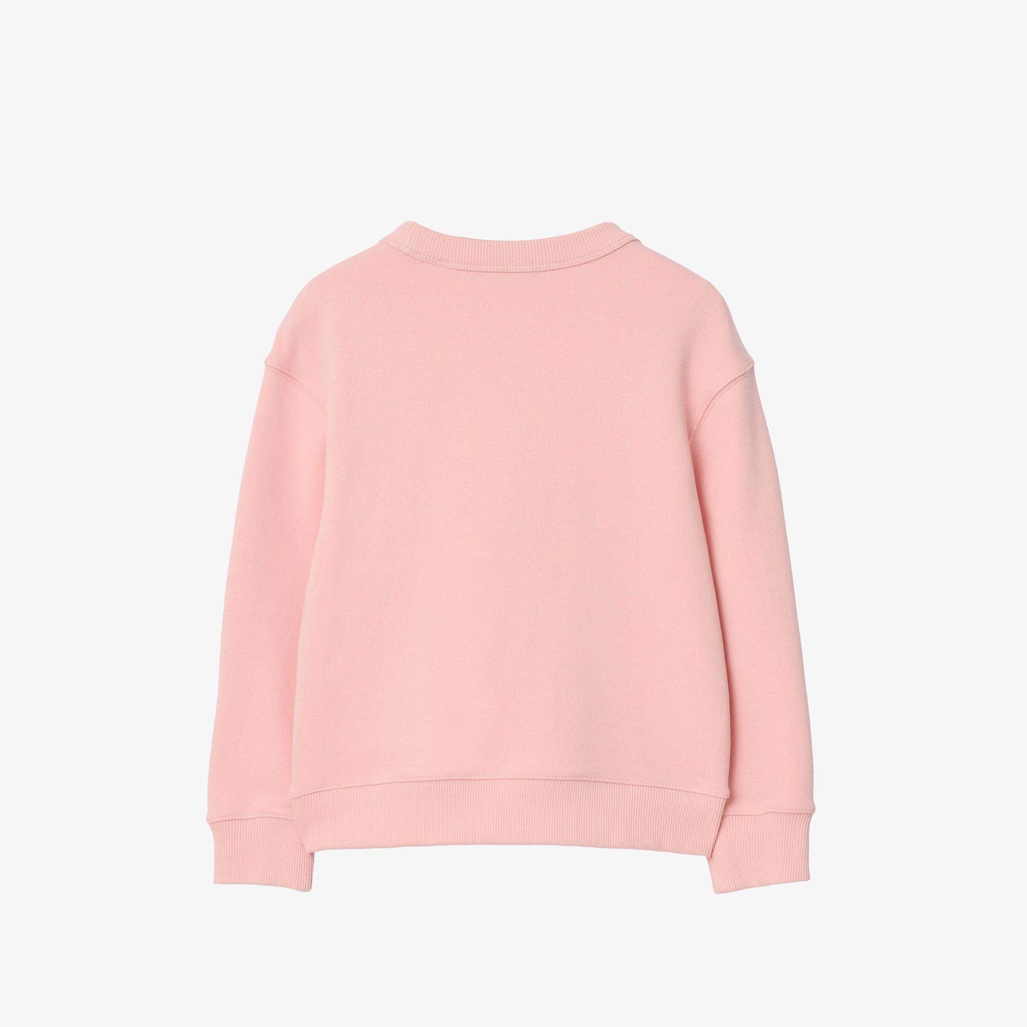 Burberry Mathew Teddy Çocuk Pembe Sweatshirt
