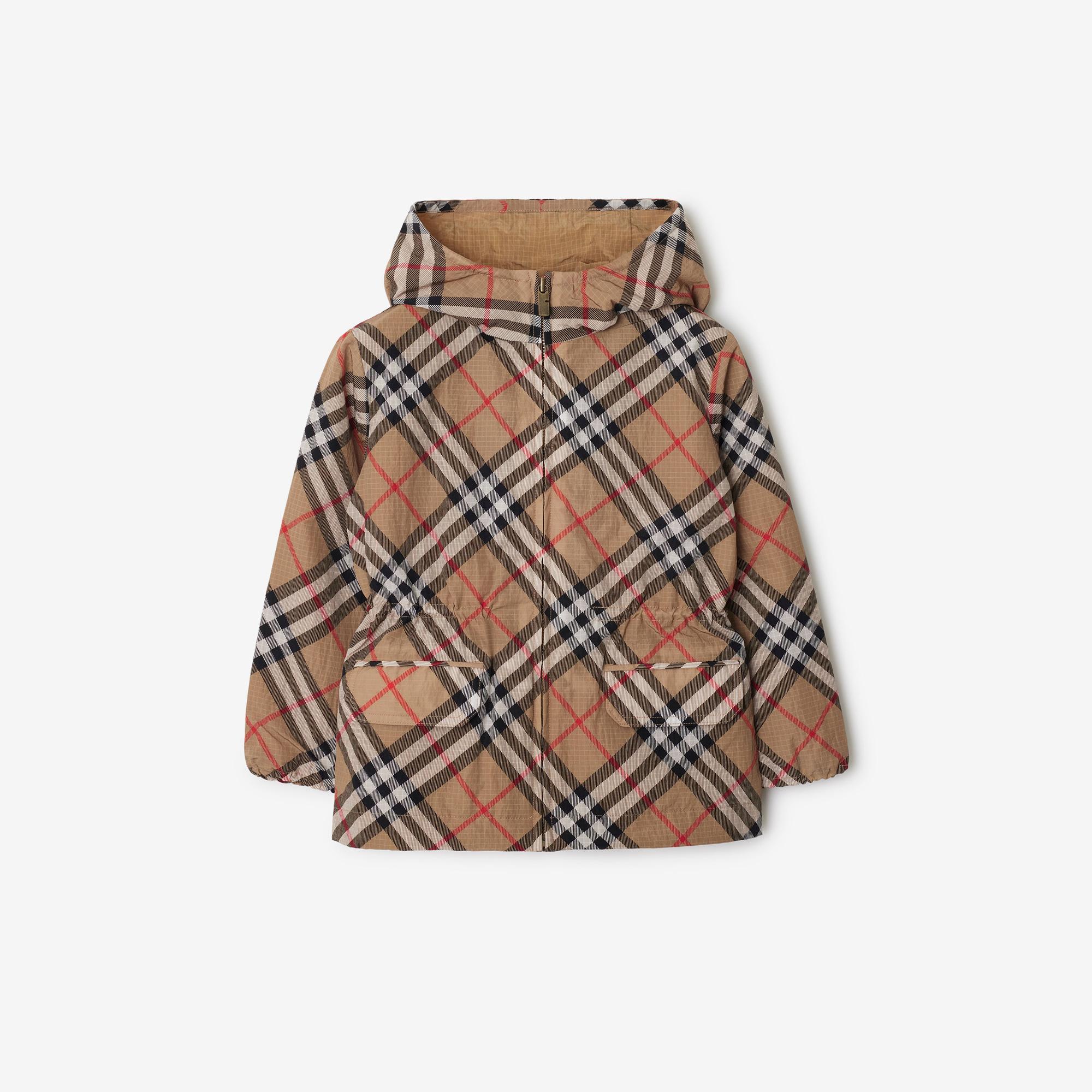 Burberry Bridget Nylon Çocuk Bej Mont