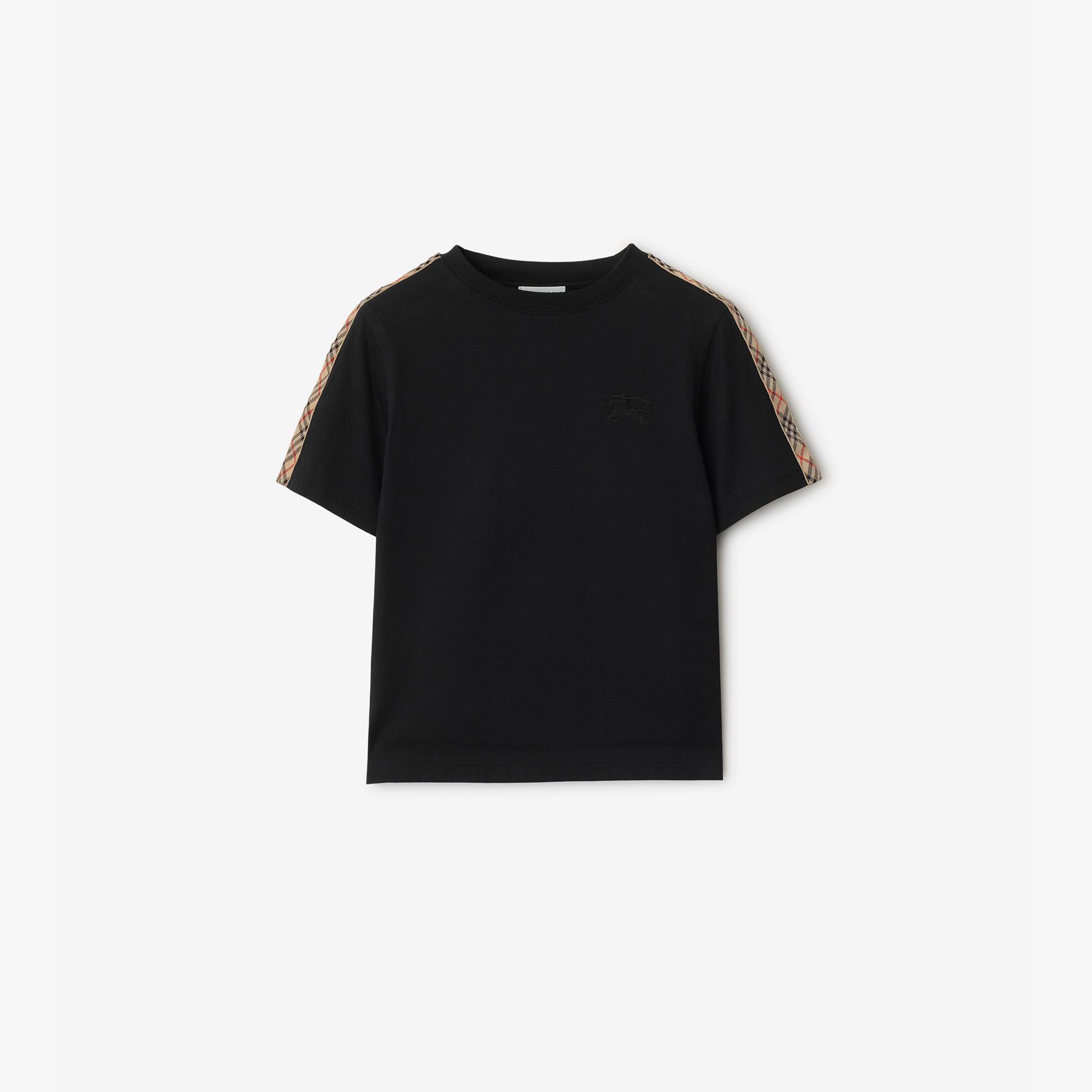 Burberry Çocuk Siyah T-Shirt